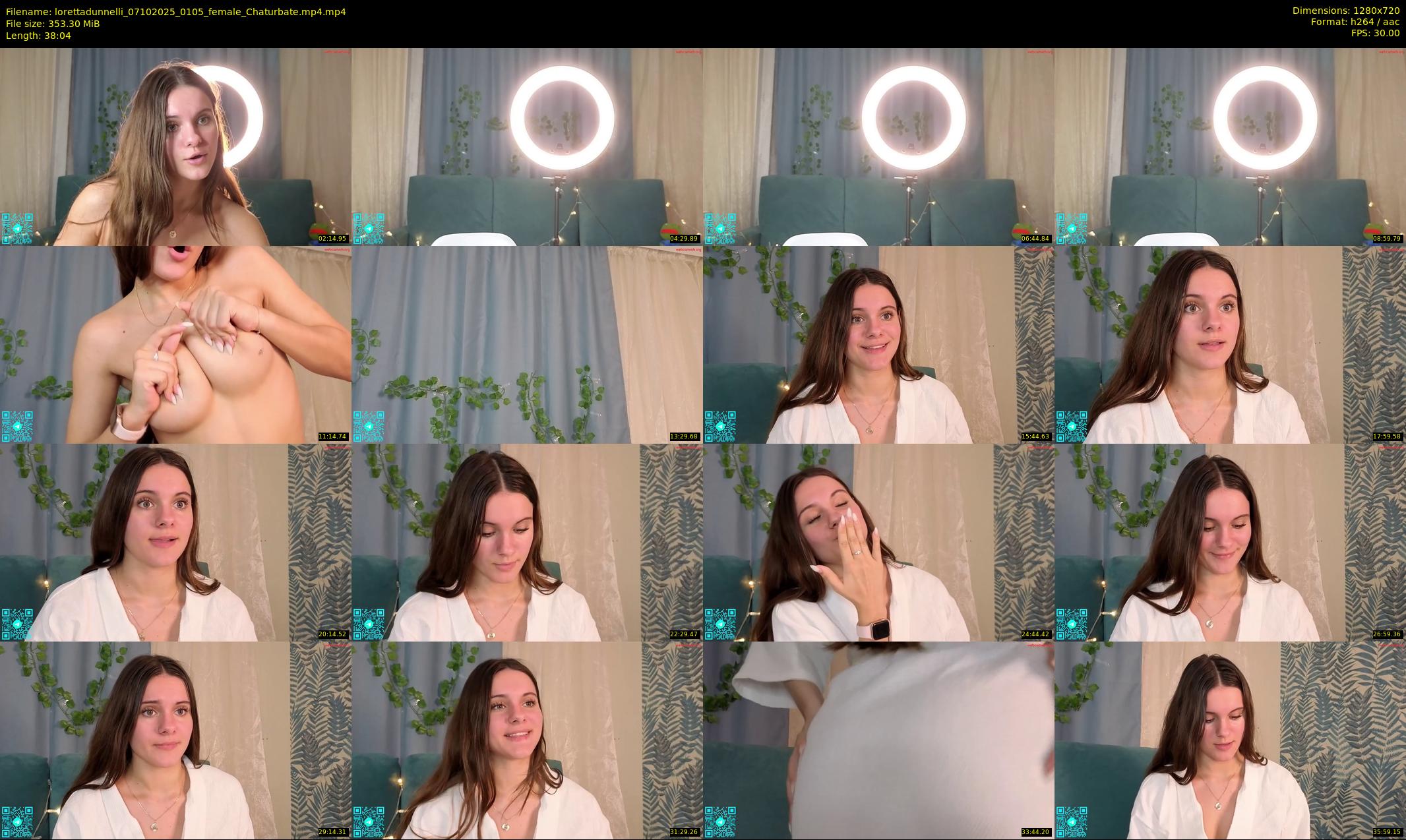 lorettadunnelli — 39 minute Chaturbate female cam show recording, 720p, Oct 7, 2025