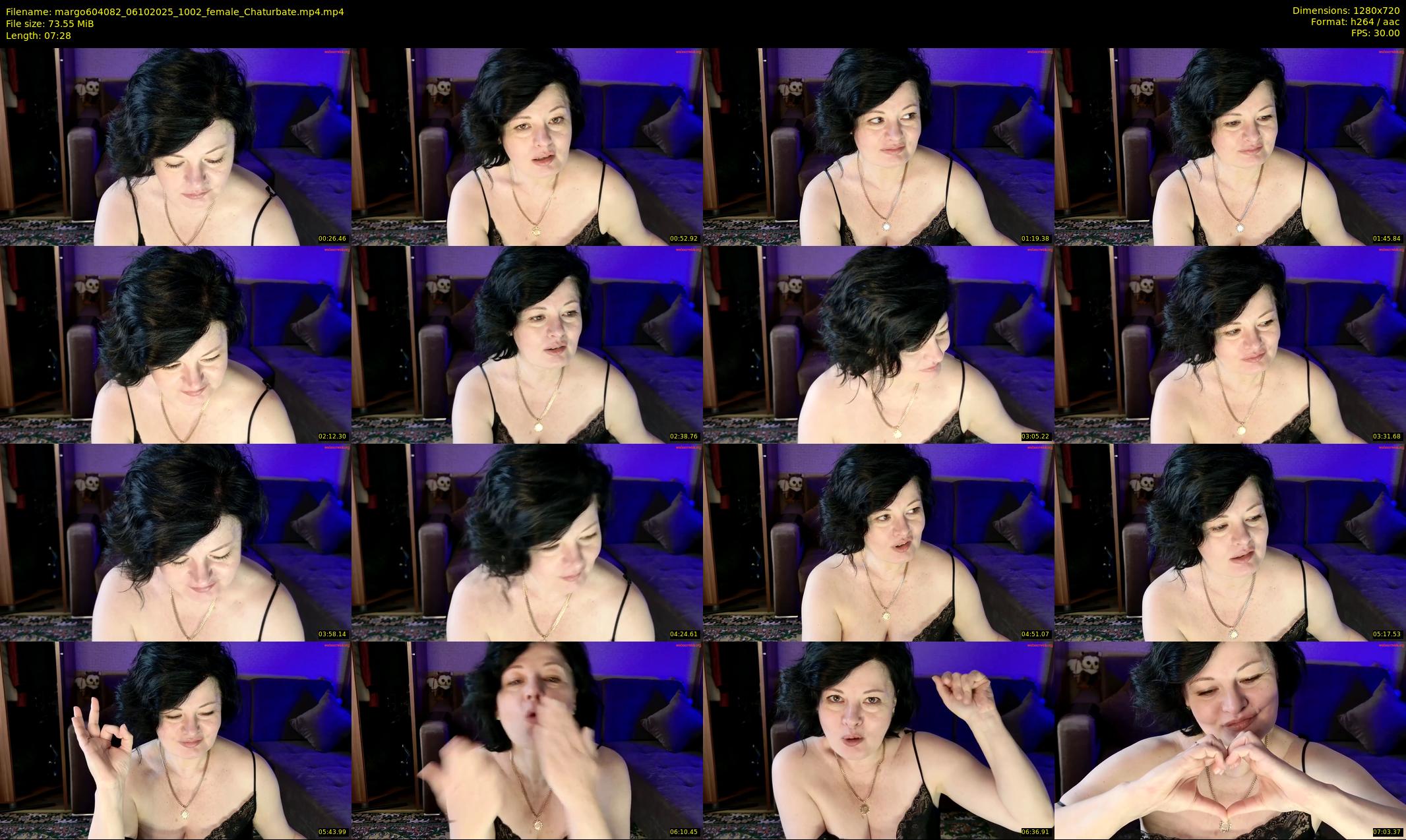 margo604082 — 8 minute Chaturbate female cam show recording, 720p, Oct 6, 2025