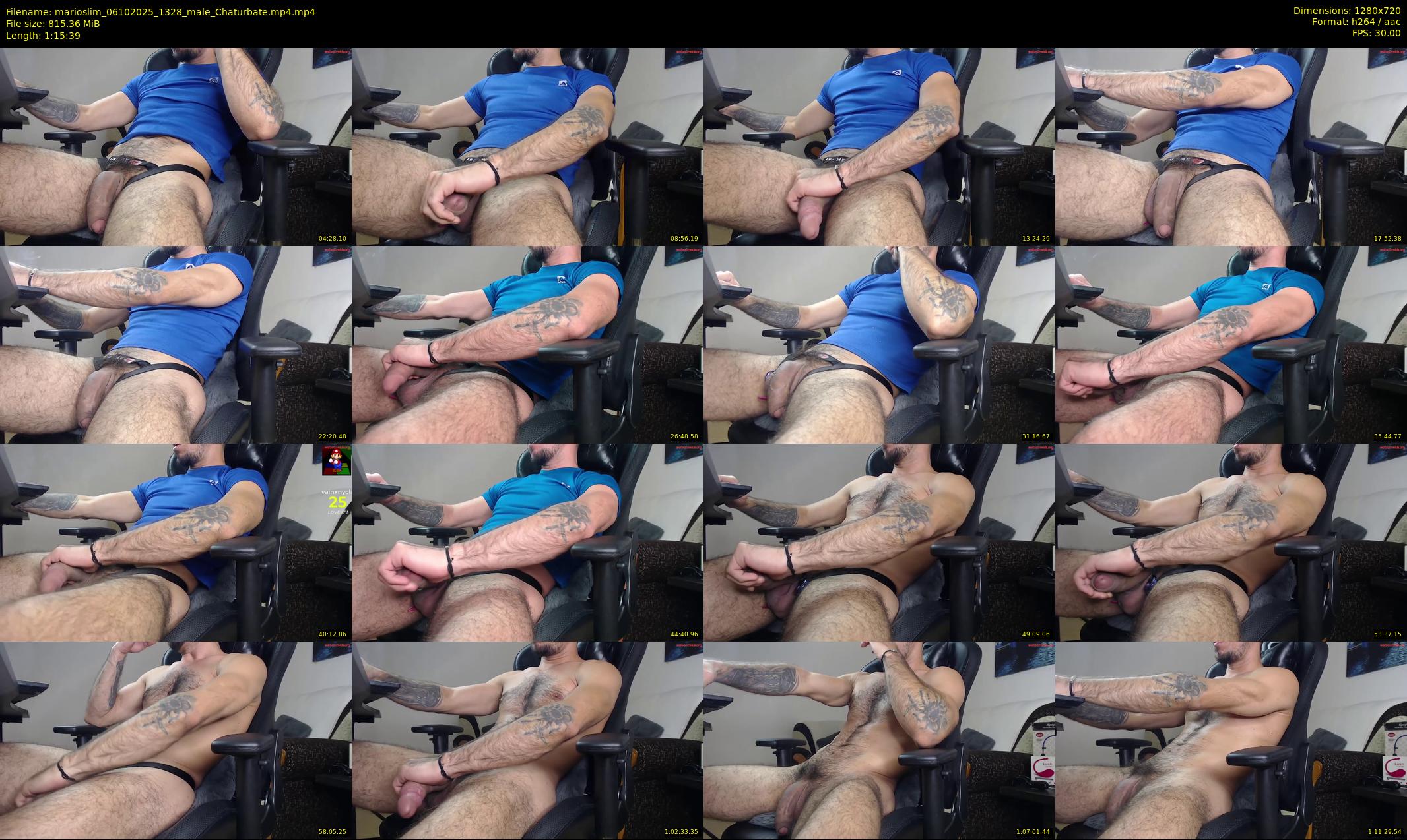 marioslim — 76 minute Chaturbate male cam show recording, 720p, Oct 6, 2025