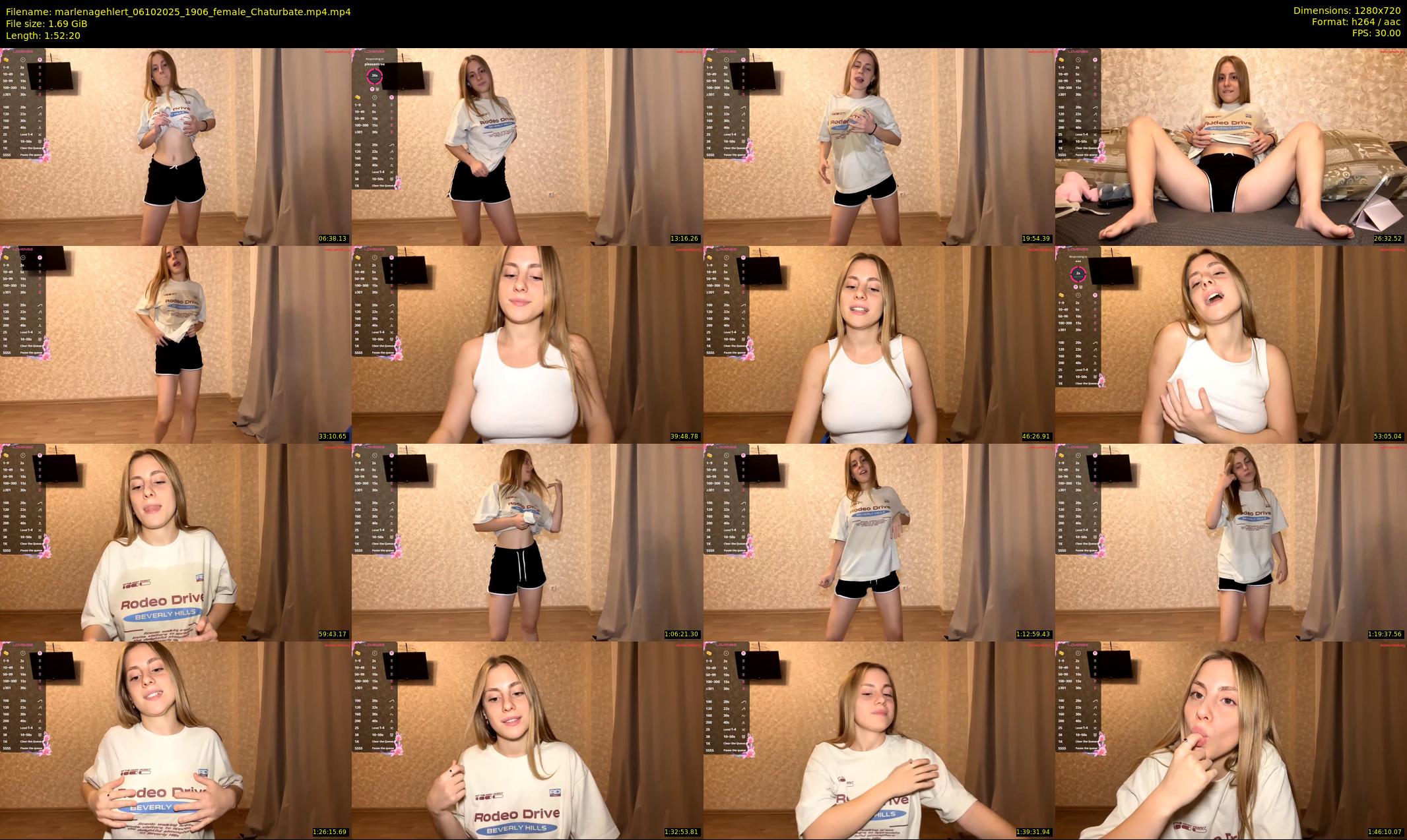 marlenagehlert — 113 minute Chaturbate female cam show recording, 720p, Oct 6, 2025