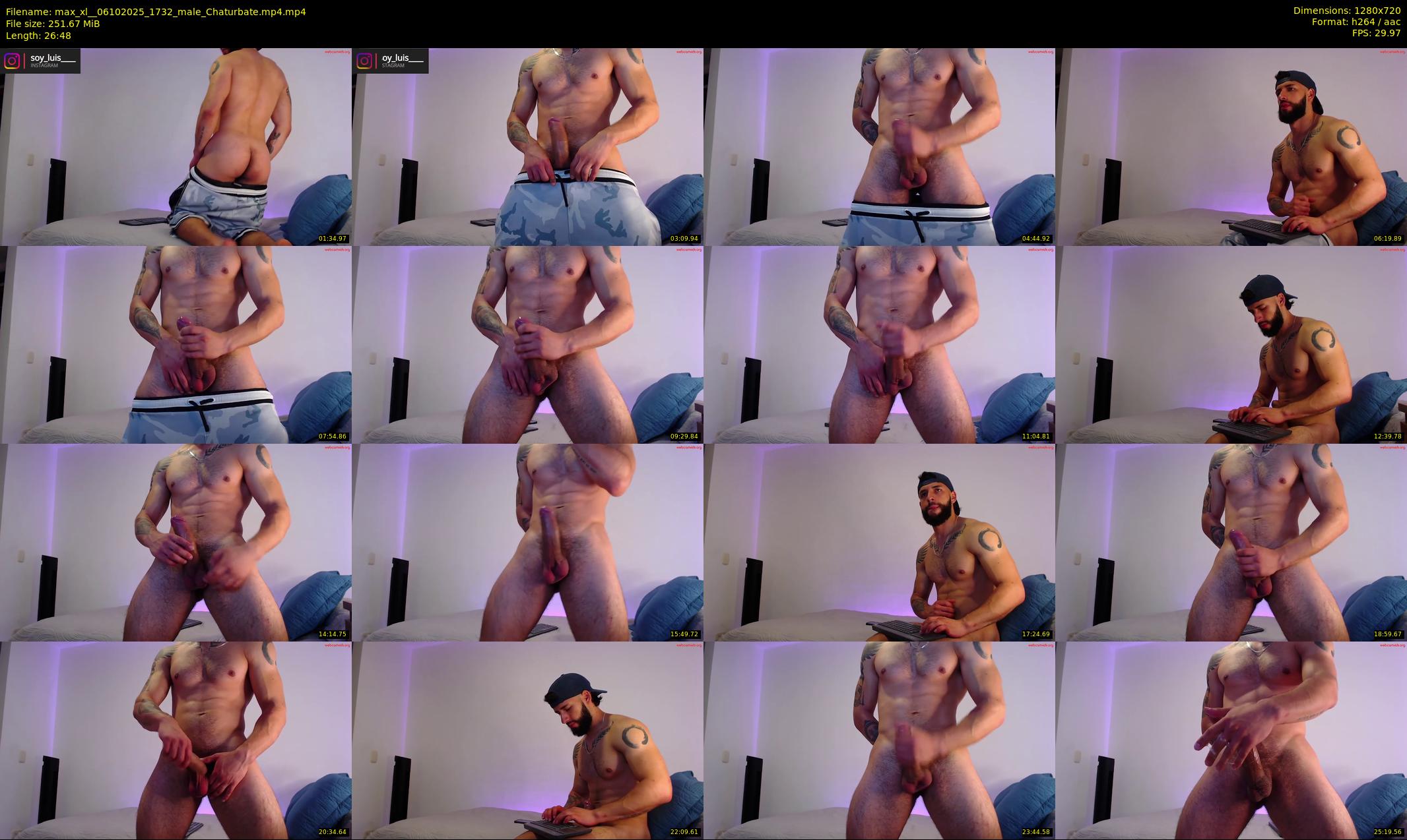 max_xl_ — 27 minute Chaturbate male cam show recording, 720p, Oct 6, 2025