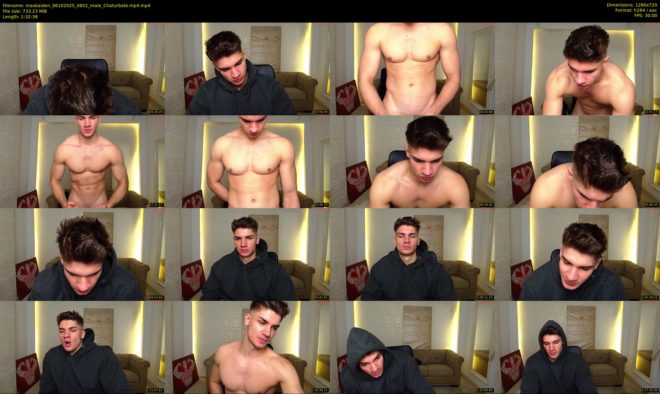 maxkaiden — 93 minute Chaturbate male cam show recording, 720p, Oct 6, 2025