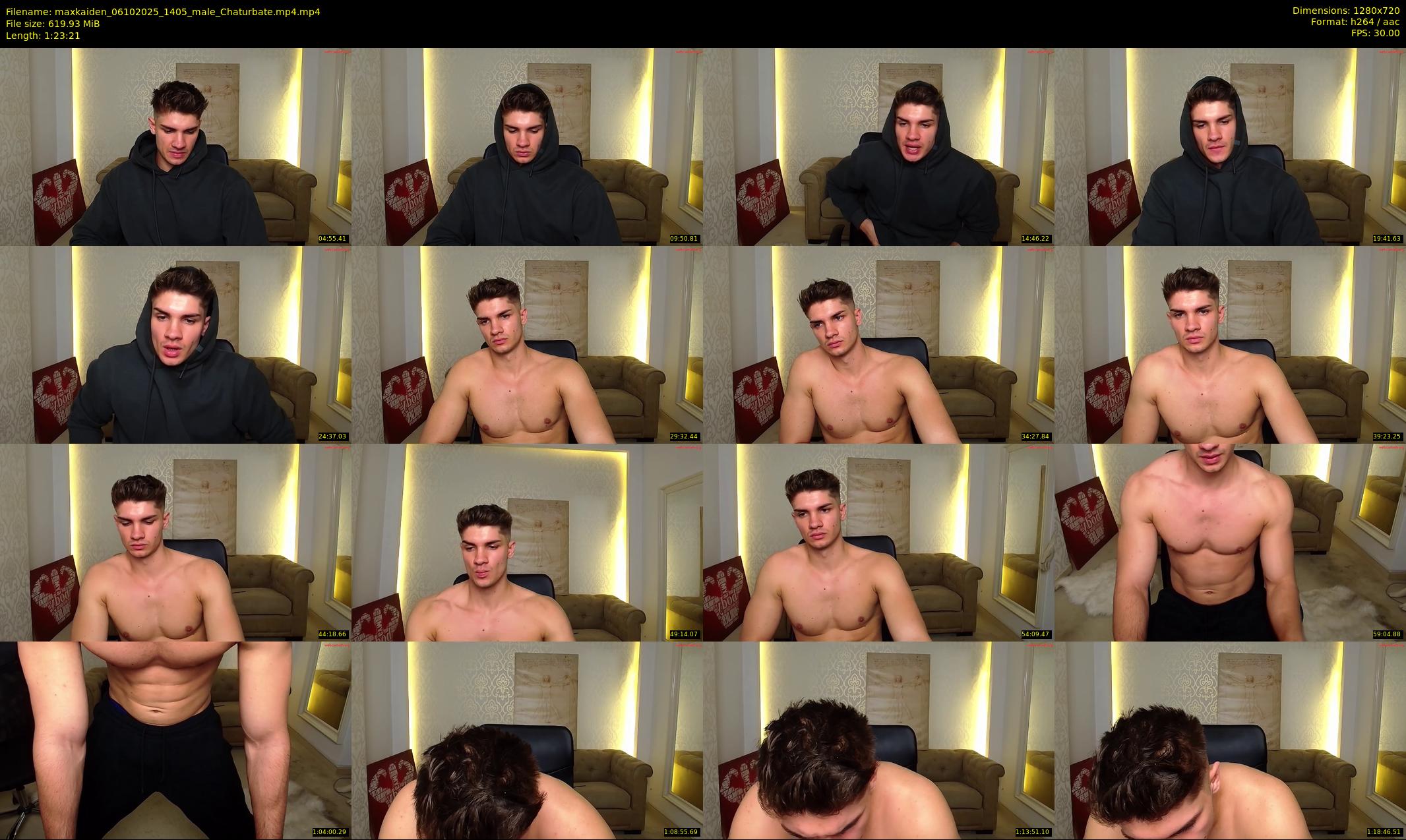 maxkaiden — 84 minute Chaturbate male cam show recording, 720p, Oct 6, 2025