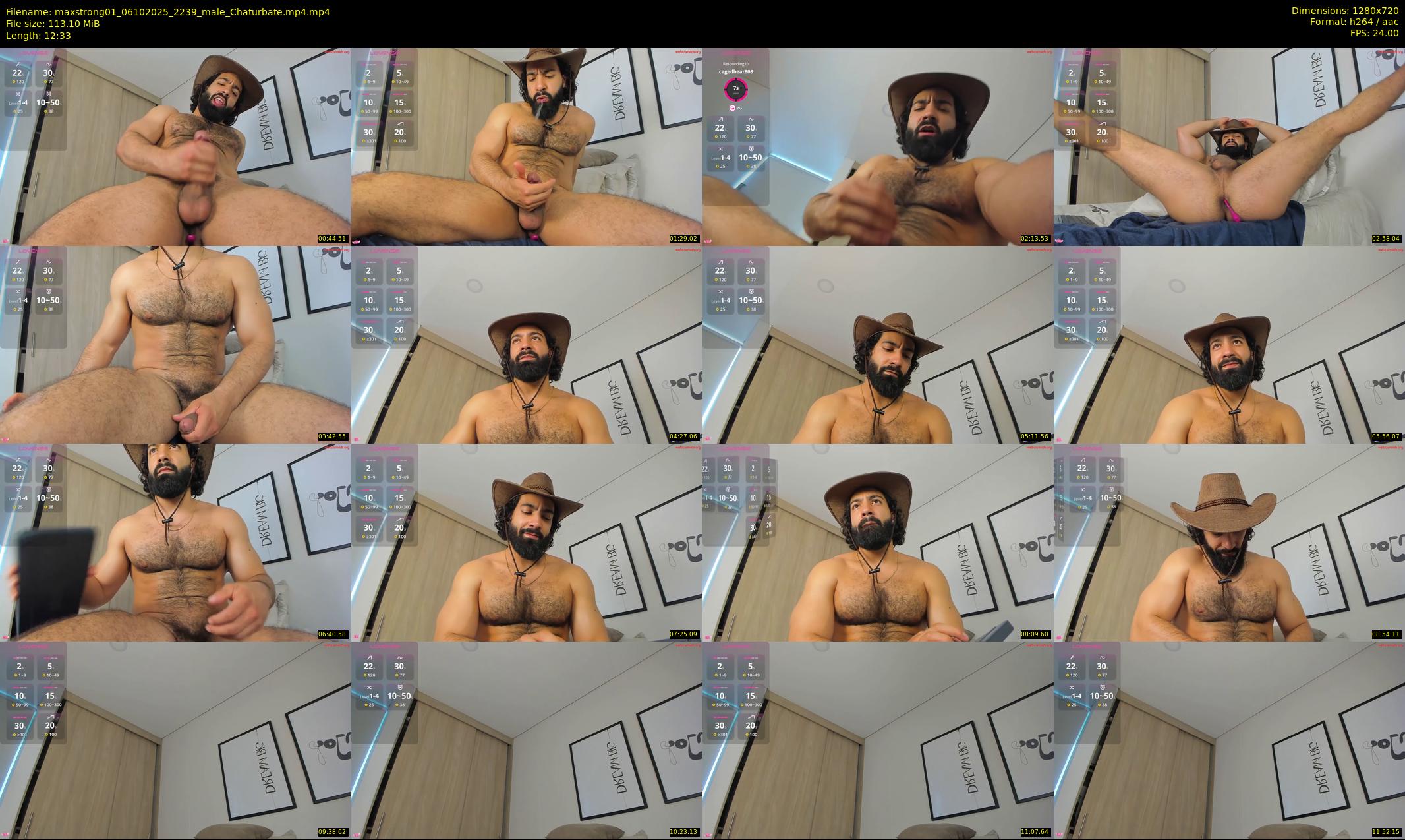 maxstrong01 — 13 minute Chaturbate male cam show recording, 720p, Oct 6, 2025