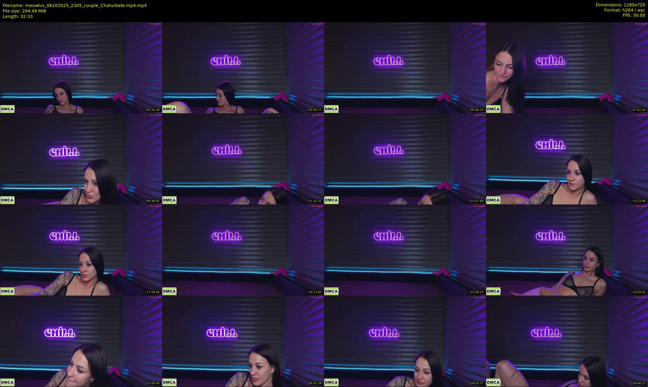 meowluv — 33 minute Chaturbate couple cam show recording, 720p, Oct 6, 2025