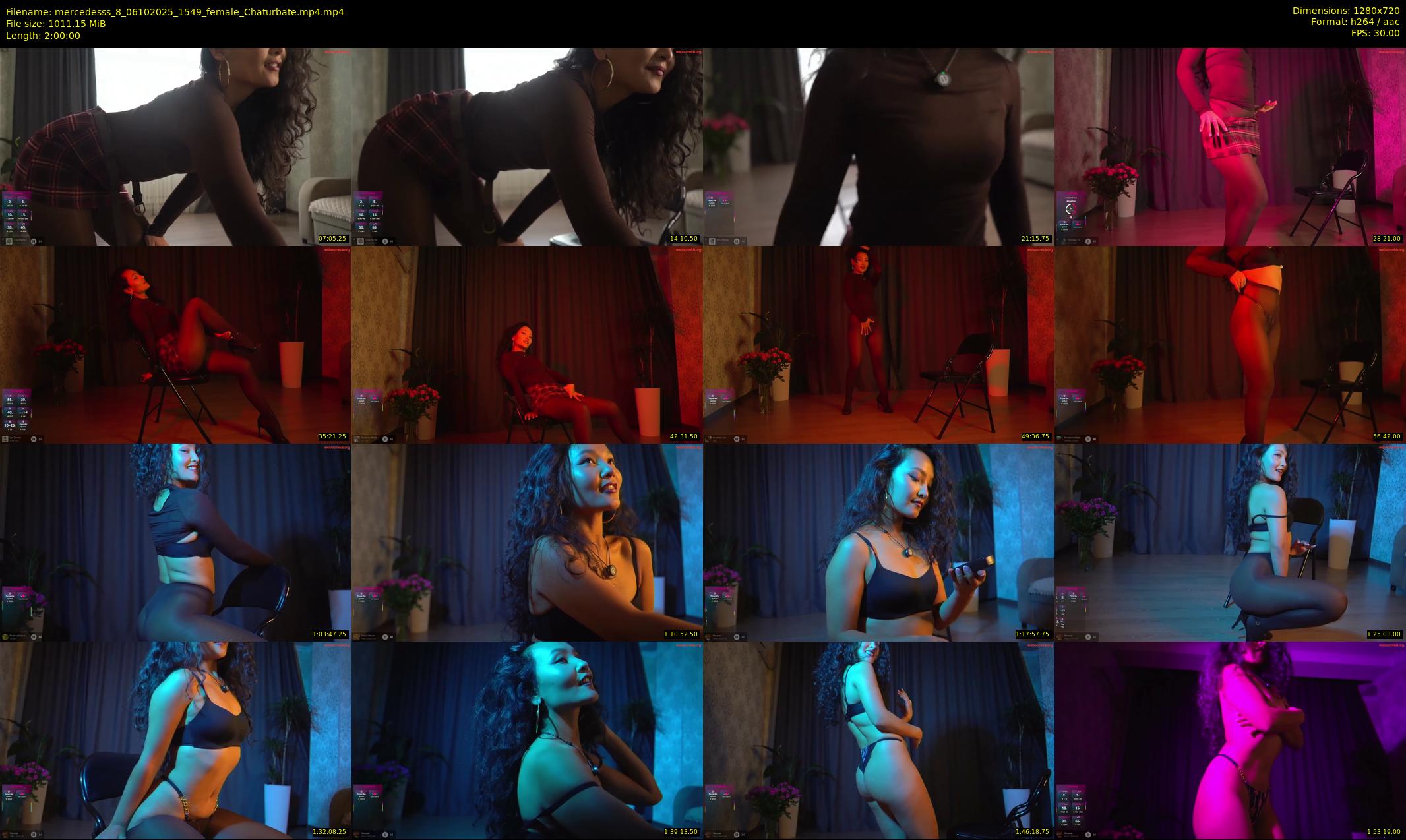 mercedesss_8 — 120 minute Chaturbate female cam show recording, 720p, Oct 6, 2025