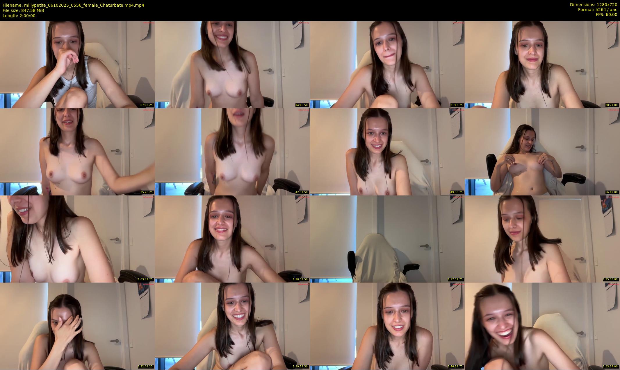 millypetite — 120 minute Chaturbate female cam show recording, 720p, Oct 6, 2025