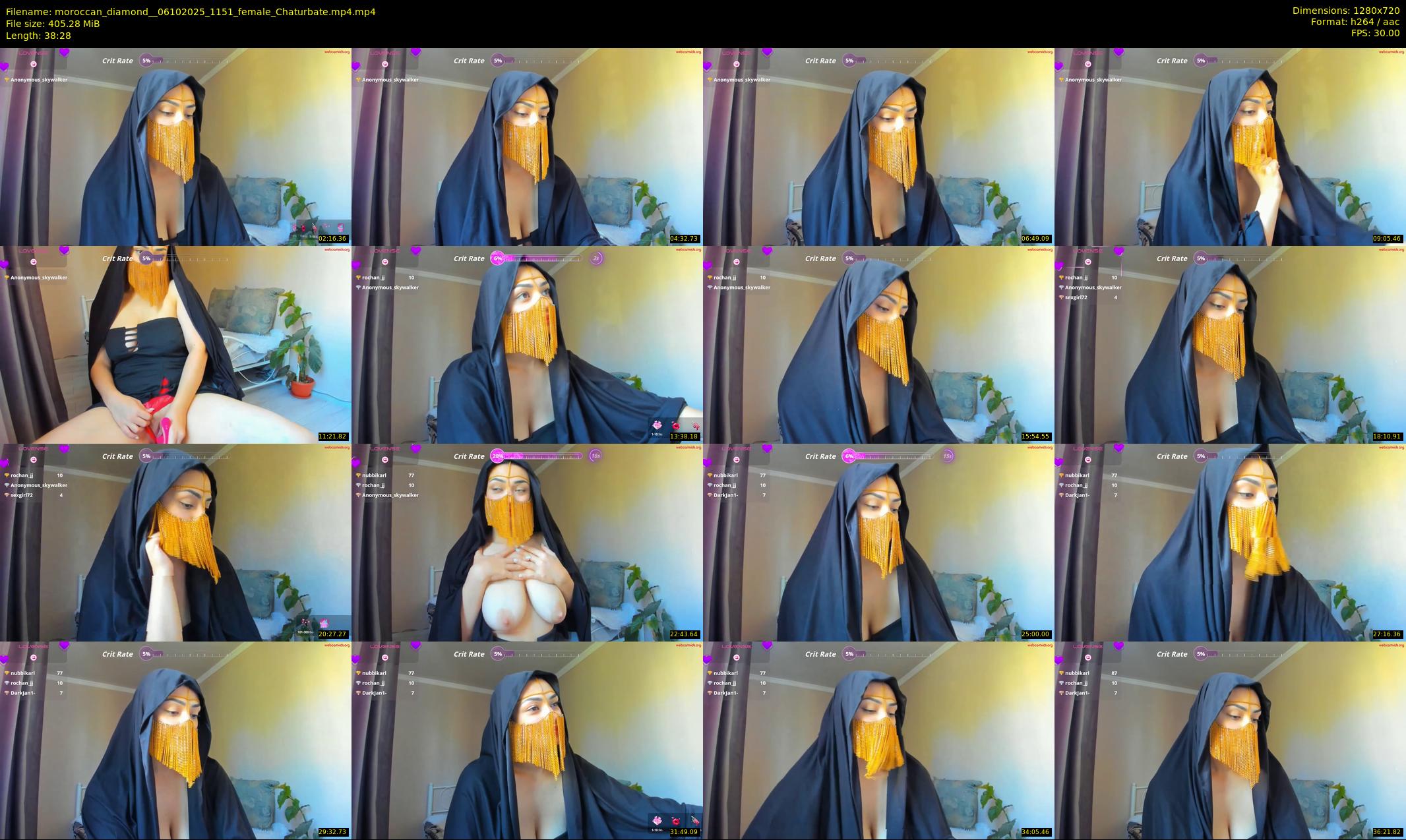 moroccan_diamond_ — 39 minute Chaturbate female cam show recording, 720p, Oct 6, 2025