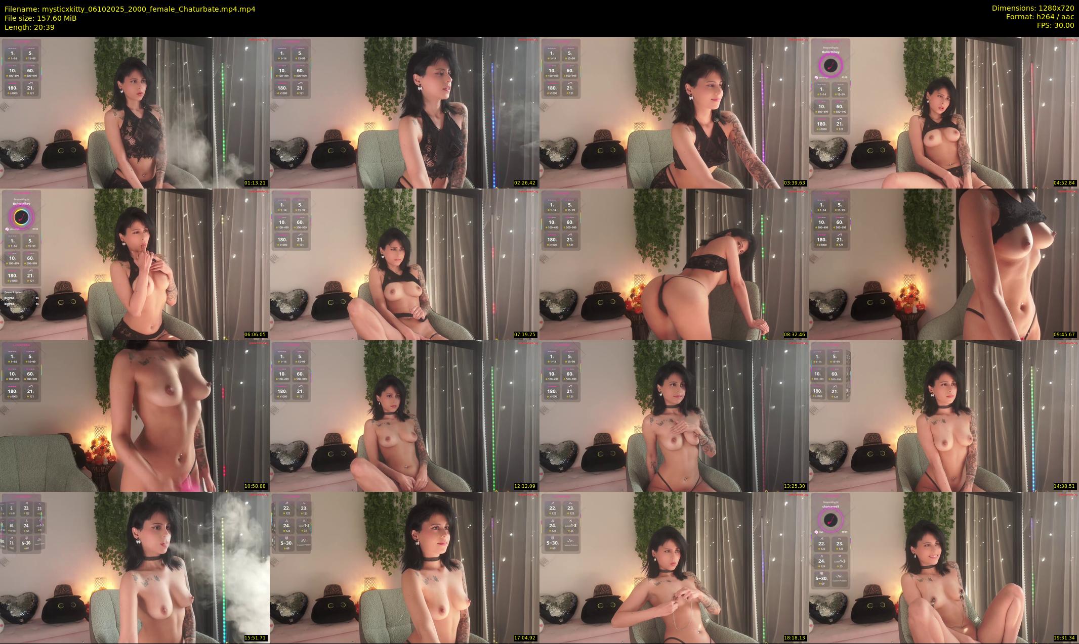 mysticxkitty — 21 minute Chaturbate female cam show recording, 720p, Oct 6, 2025