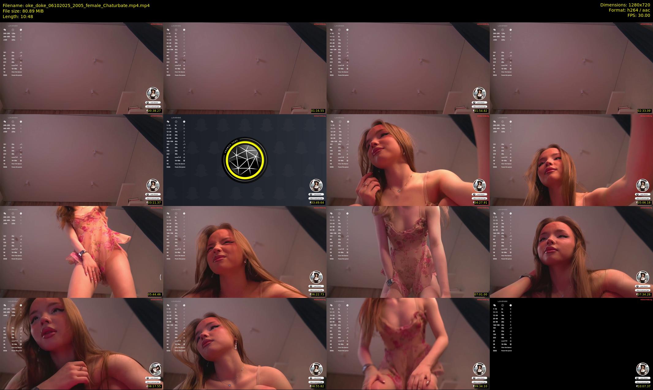 oke_doke — 11 minute Chaturbate female cam show recording, 720p, Oct 6, 2025