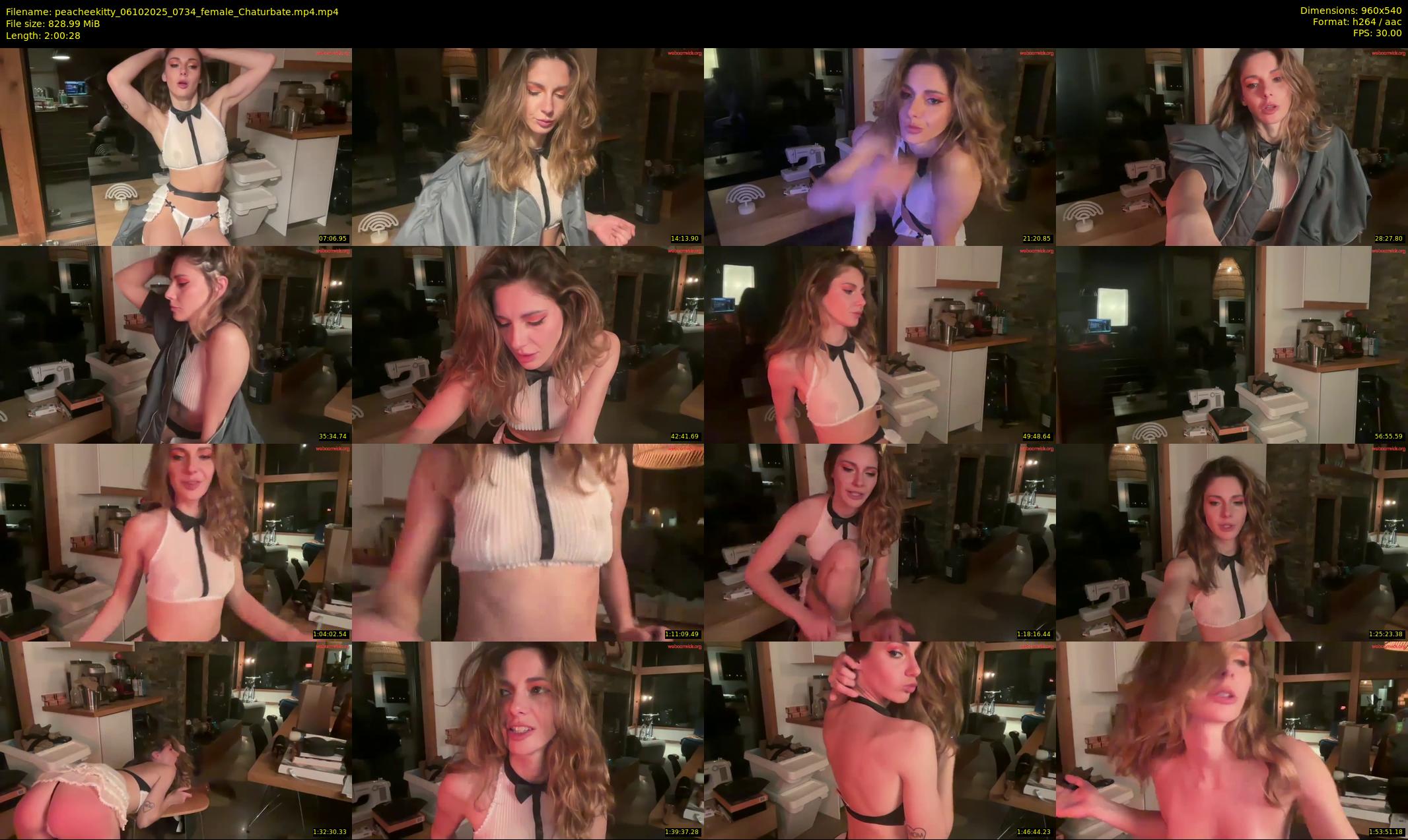 peacheekitty — 121 minute Chaturbate female cam show recording, 480p, Oct 6, 2025
