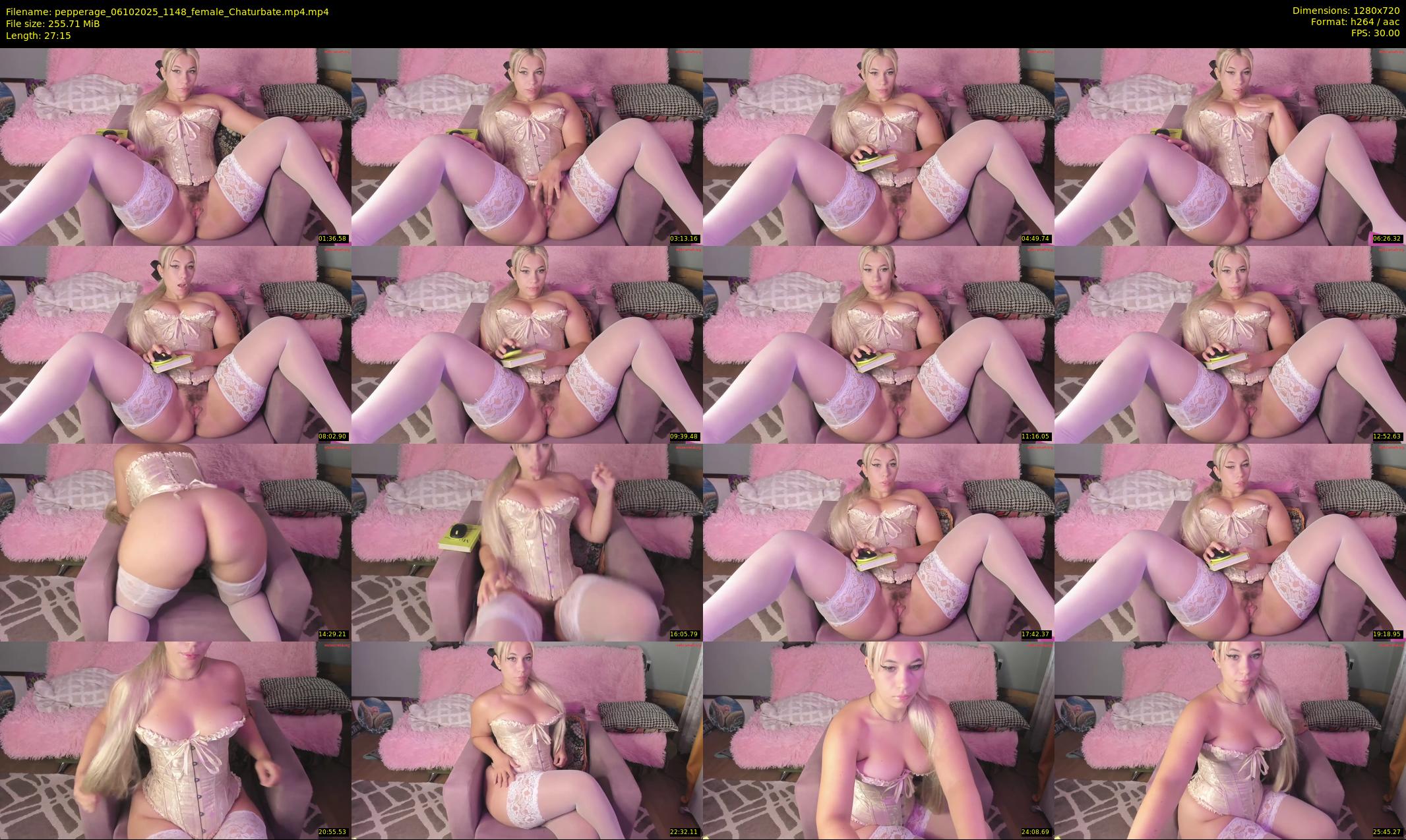 pepperage — 28 minute Chaturbate female cam show recording, 720p, Oct 6, 2025