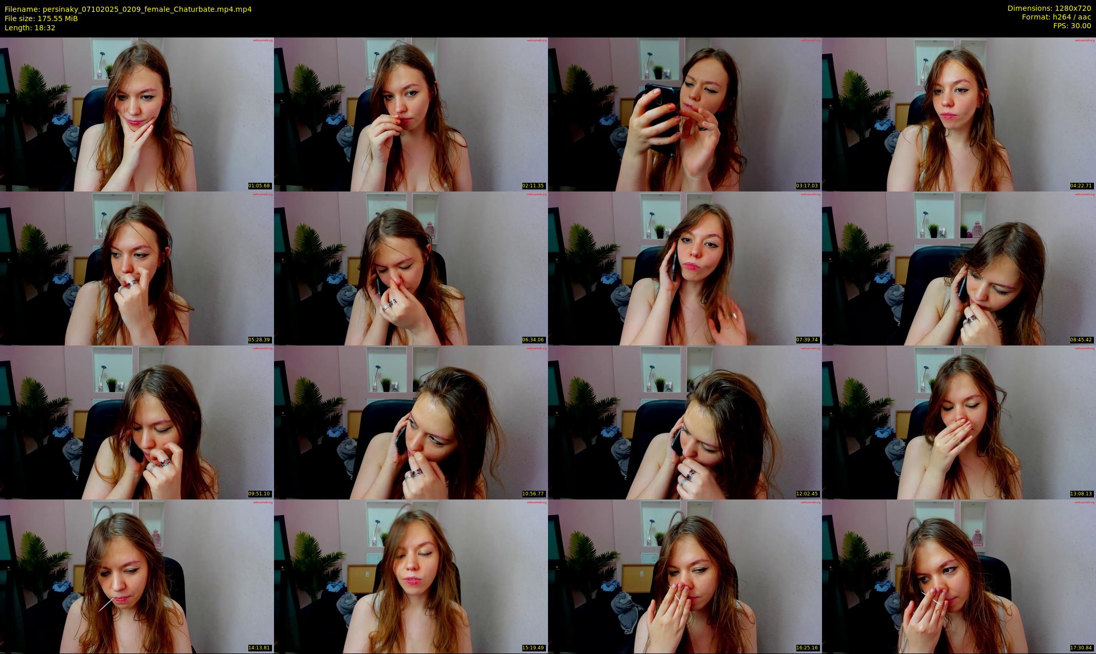 persinaky — 19 minute Chaturbate female cam show recording, 720p, Oct 7, 2025
