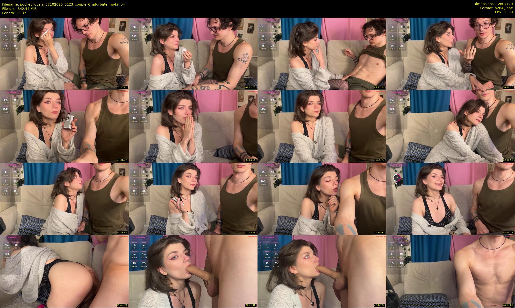 pocket_lovers — 26 minute Chaturbate couple cam show recording, 720p, Oct 7, 2025