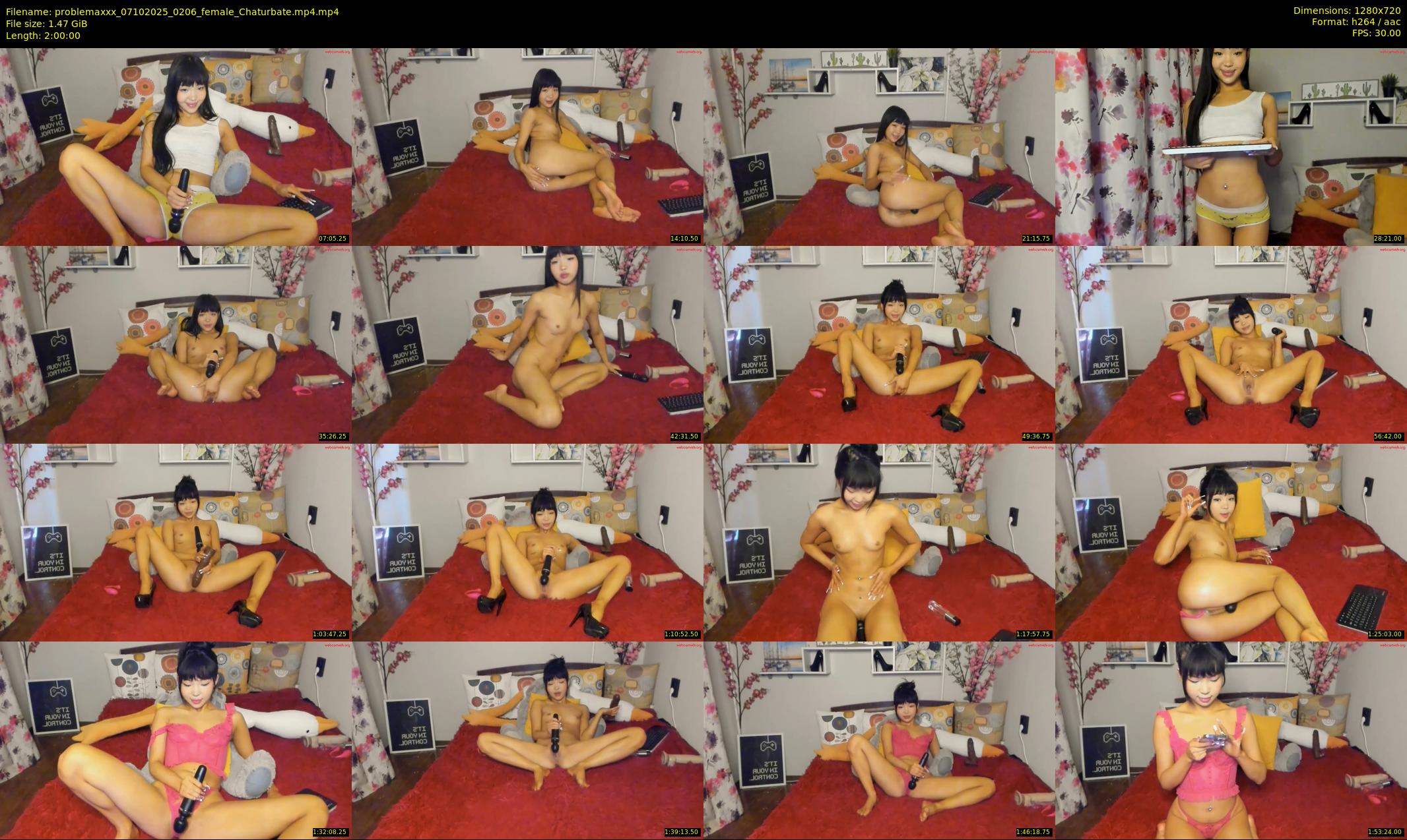 problemaxxx — 120 minute Chaturbate female cam show recording, 720p, Oct 7, 2025