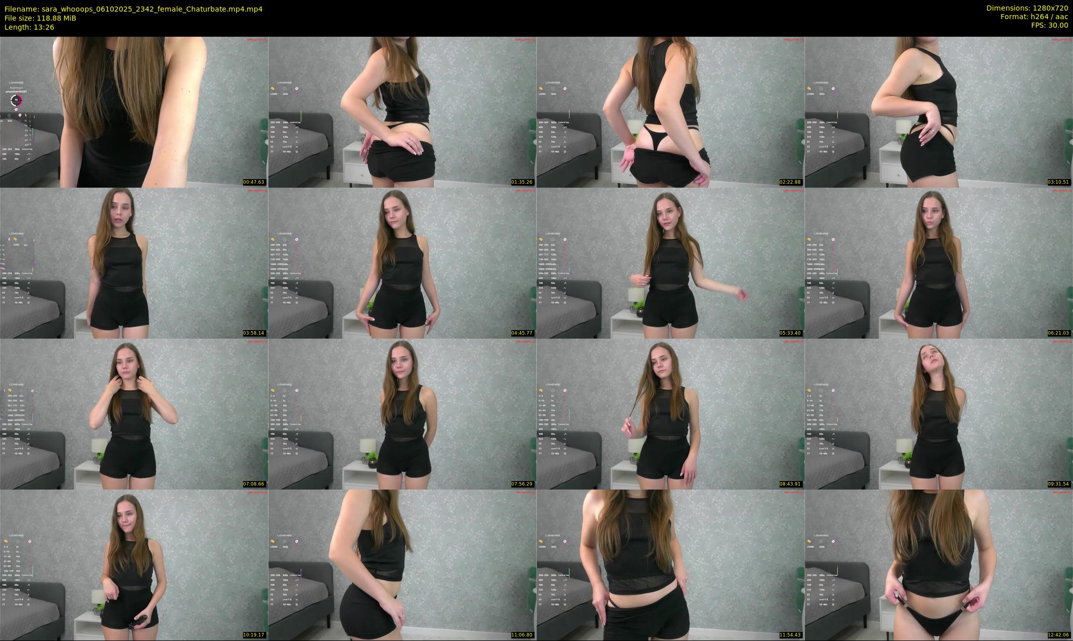 sara_whooops — 14 minute Chaturbate female cam show recording, 720p, Oct 6, 2025