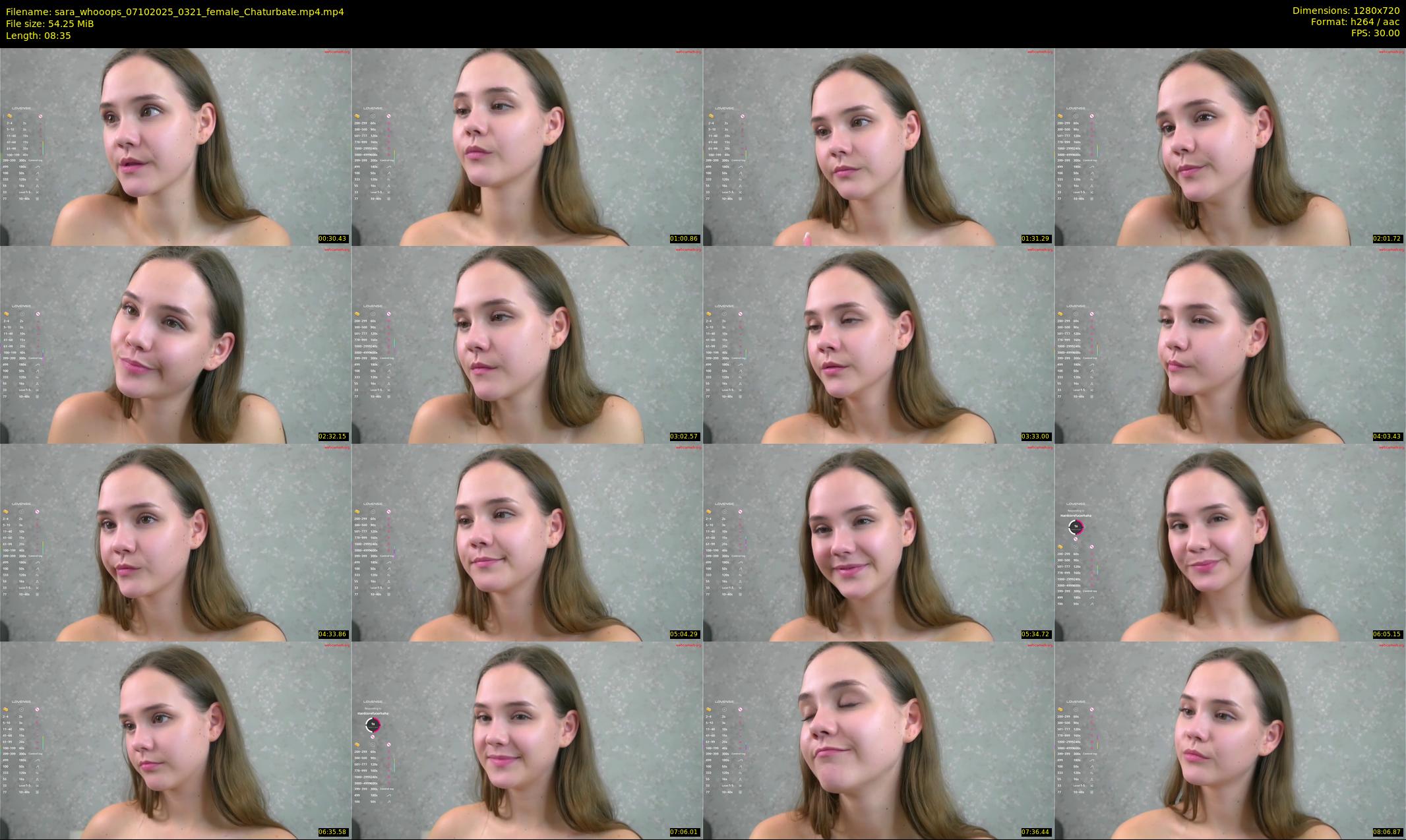 sara_whooops — 9 minute Chaturbate female cam show recording, 720p, Oct 7, 2025