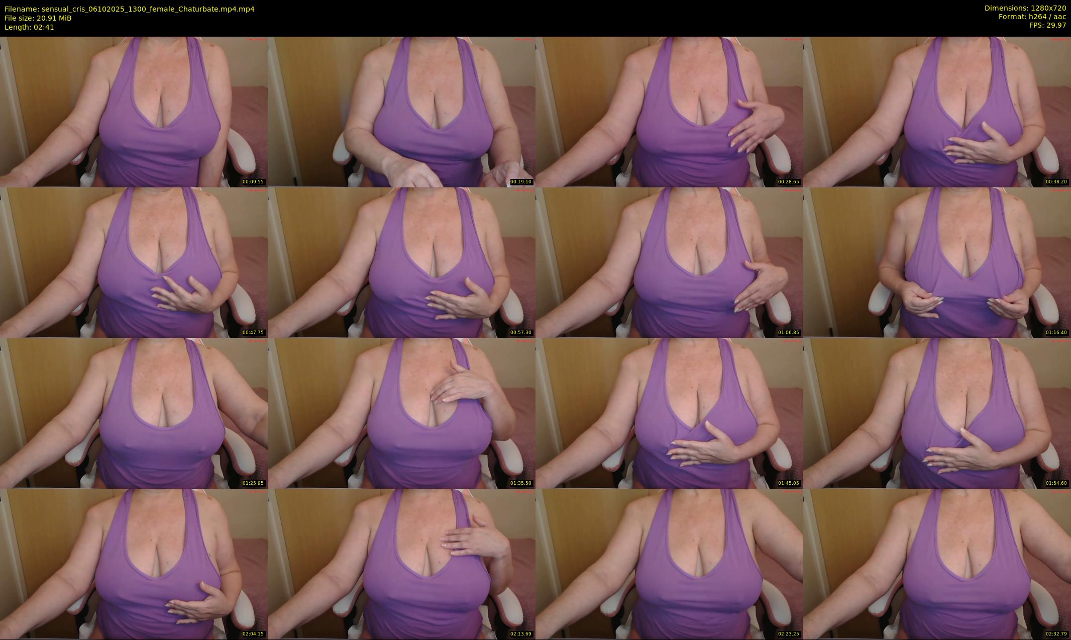 sensual_cris — 3 minute Chaturbate female cam show recording, 720p, Oct 6, 2025