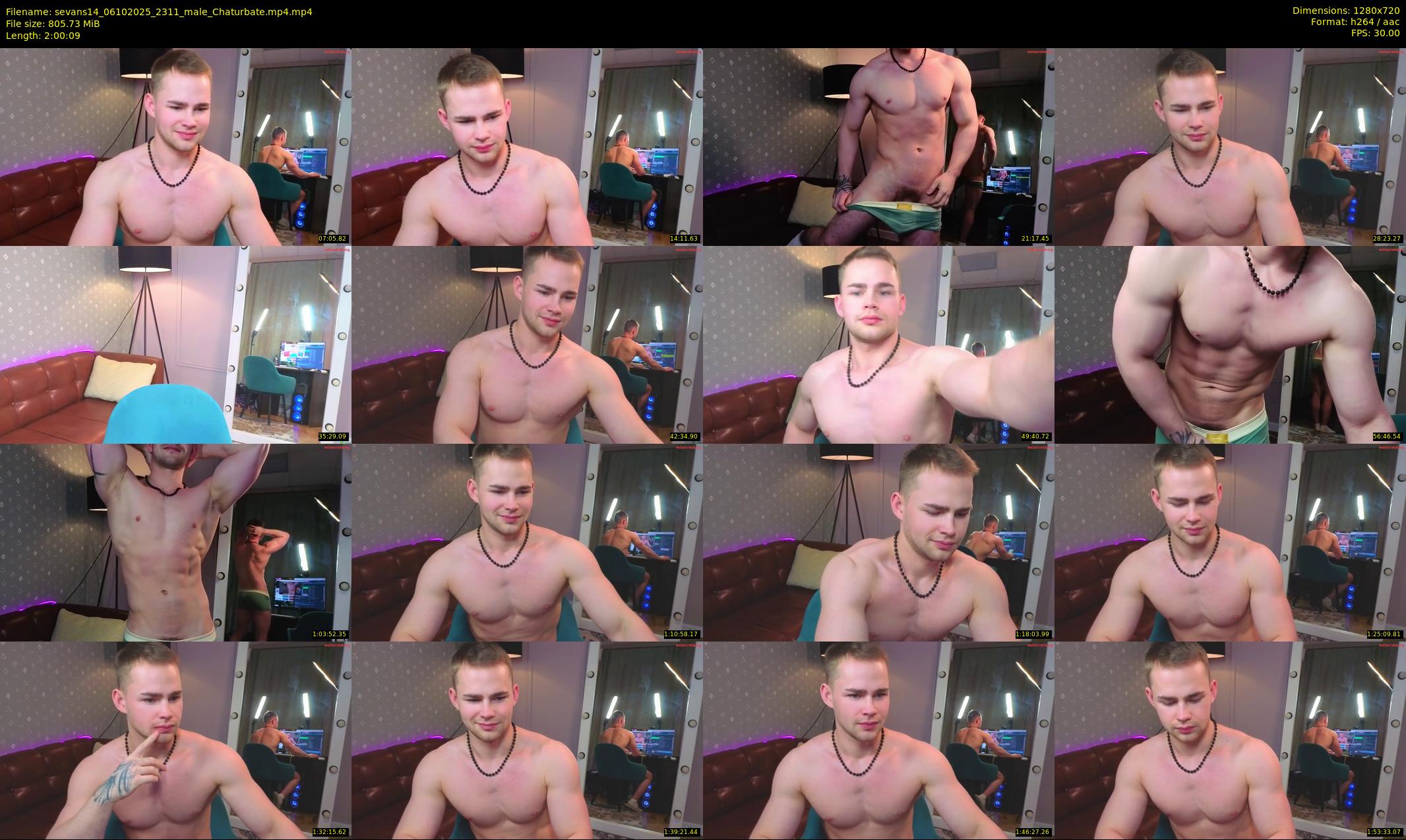 sevans14 — 121 minute Chaturbate male cam show recording, 720p, Oct 6, 2025