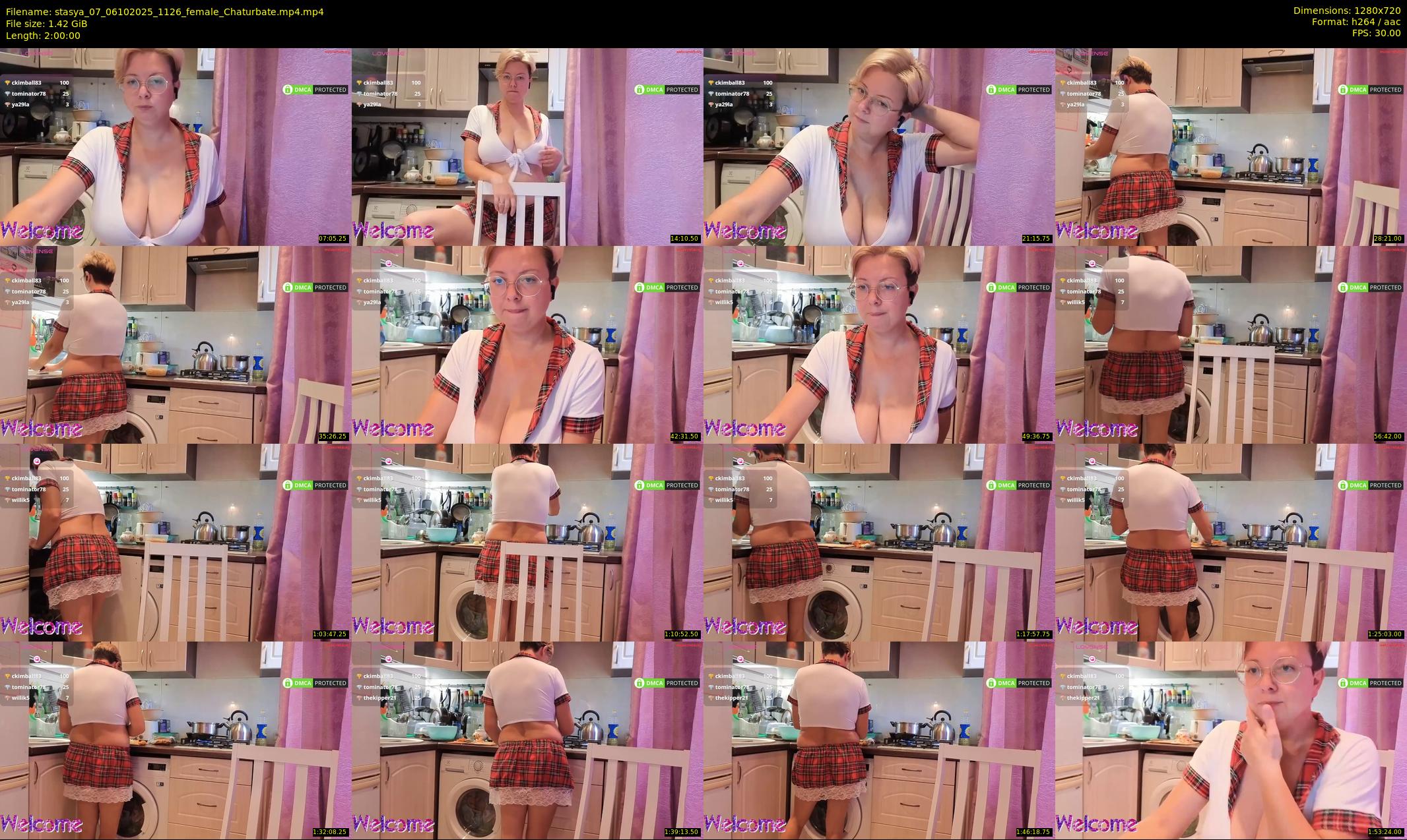 stasya_07 — 120 minute Chaturbate female cam show recording, 720p, Oct 6, 2025