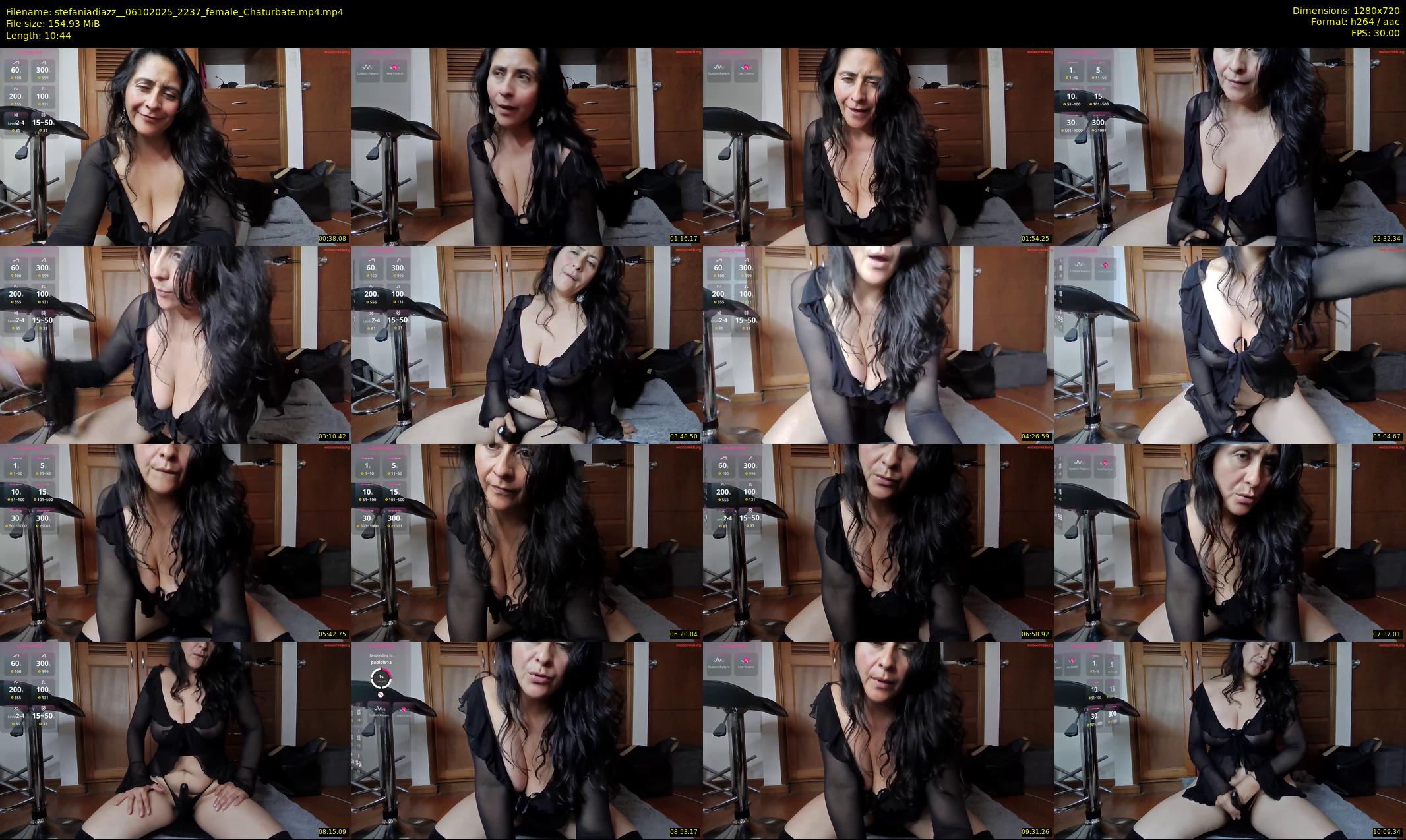 stefaniadiazz_ — 11 minute Chaturbate female cam show recording, 720p, Oct 6, 2025