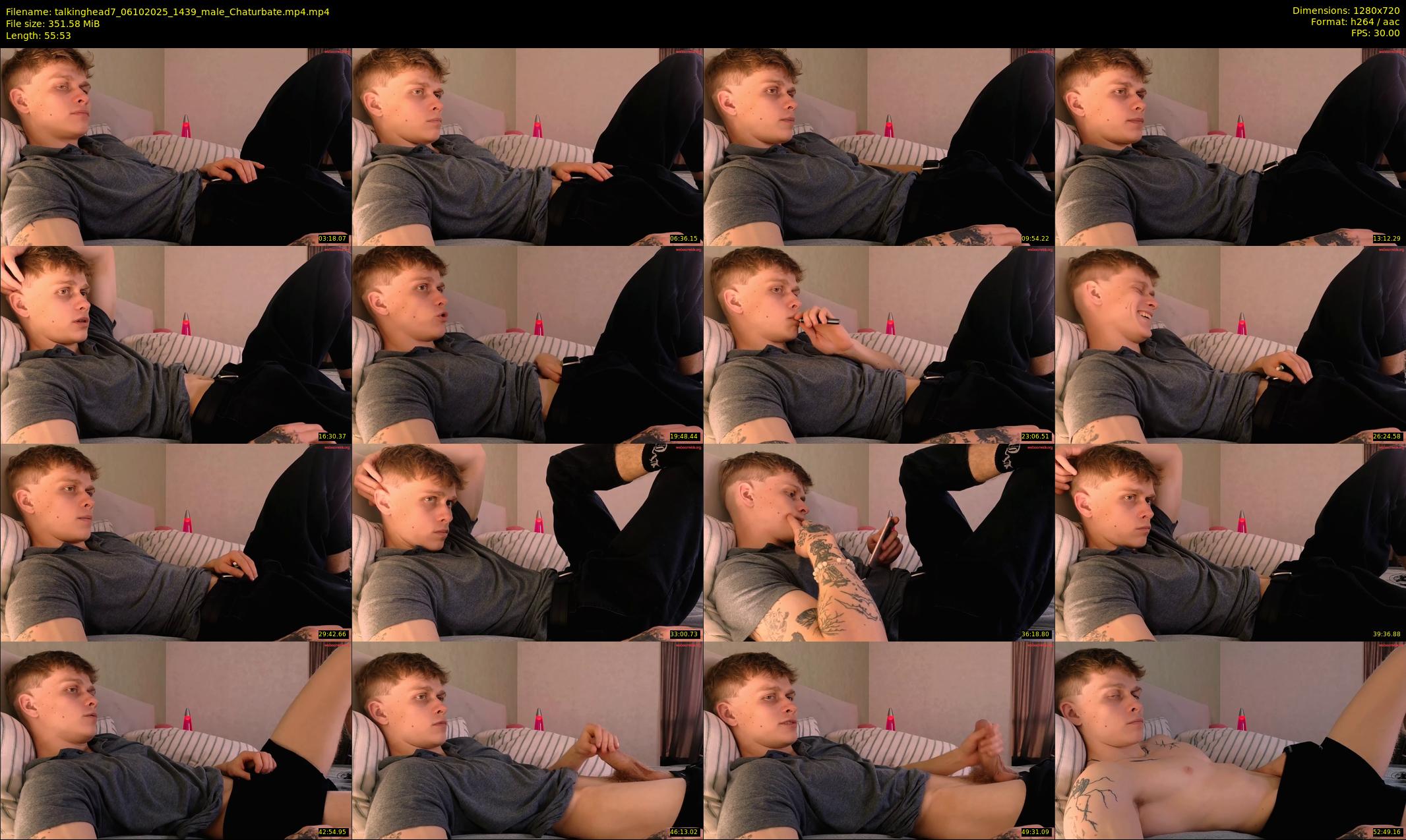 talkinghead7 — 56 minute Chaturbate male cam show recording, 720p, Oct 6, 2025