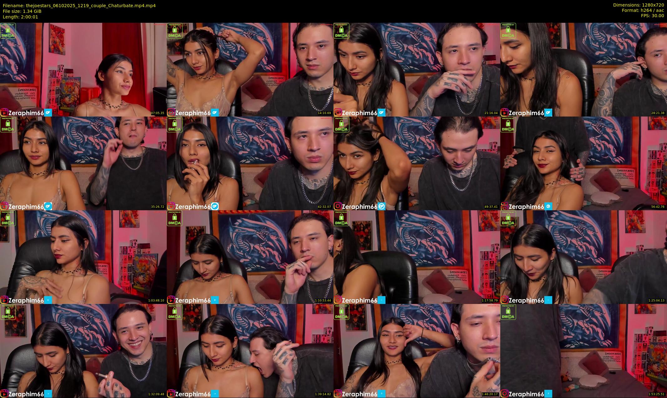 thejoestars — 121 minute Chaturbate couple cam show recording, 720p, Oct 6, 2025