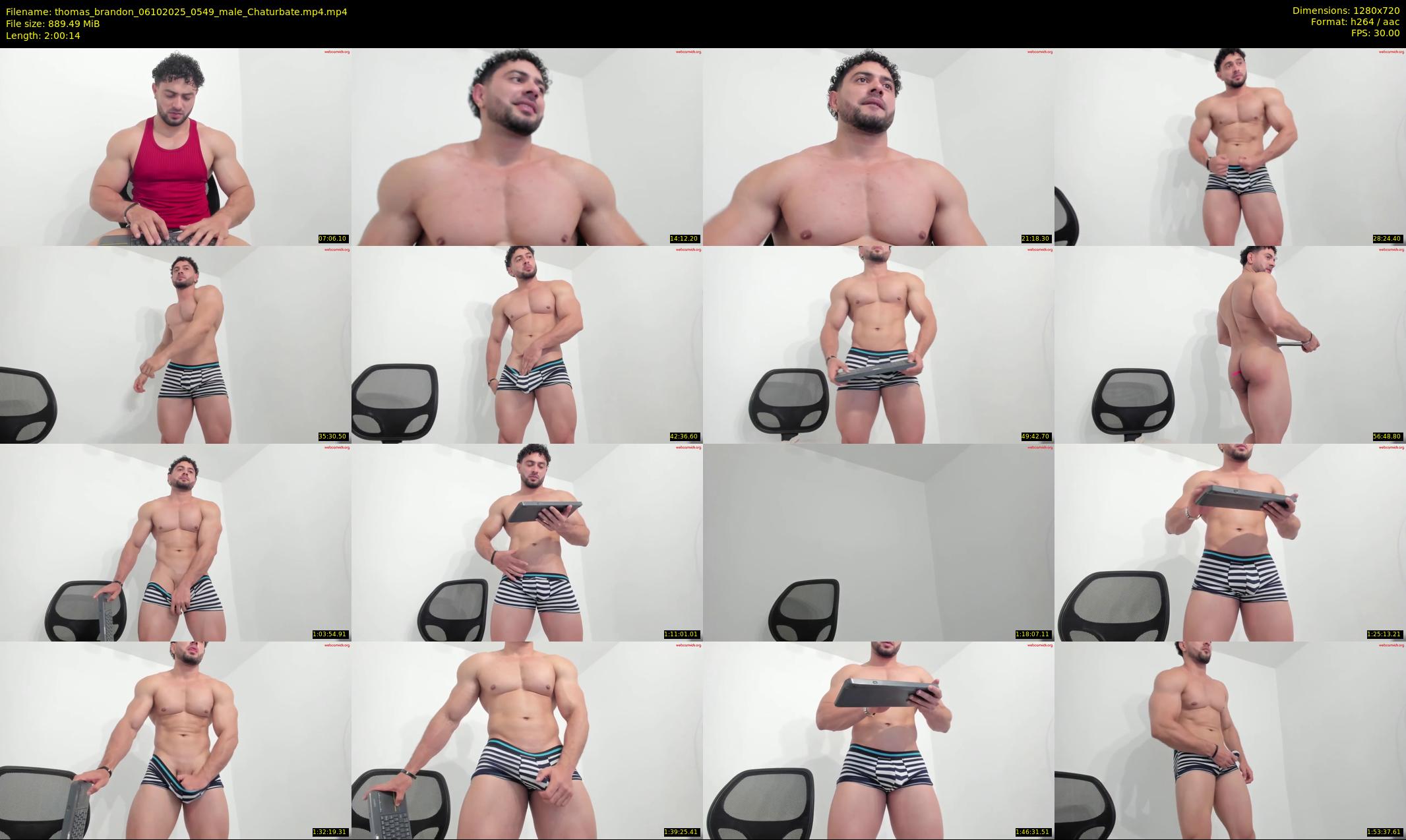 thomas_brandon — 121 minute Chaturbate male cam show recording, 720p, Oct 6, 2025