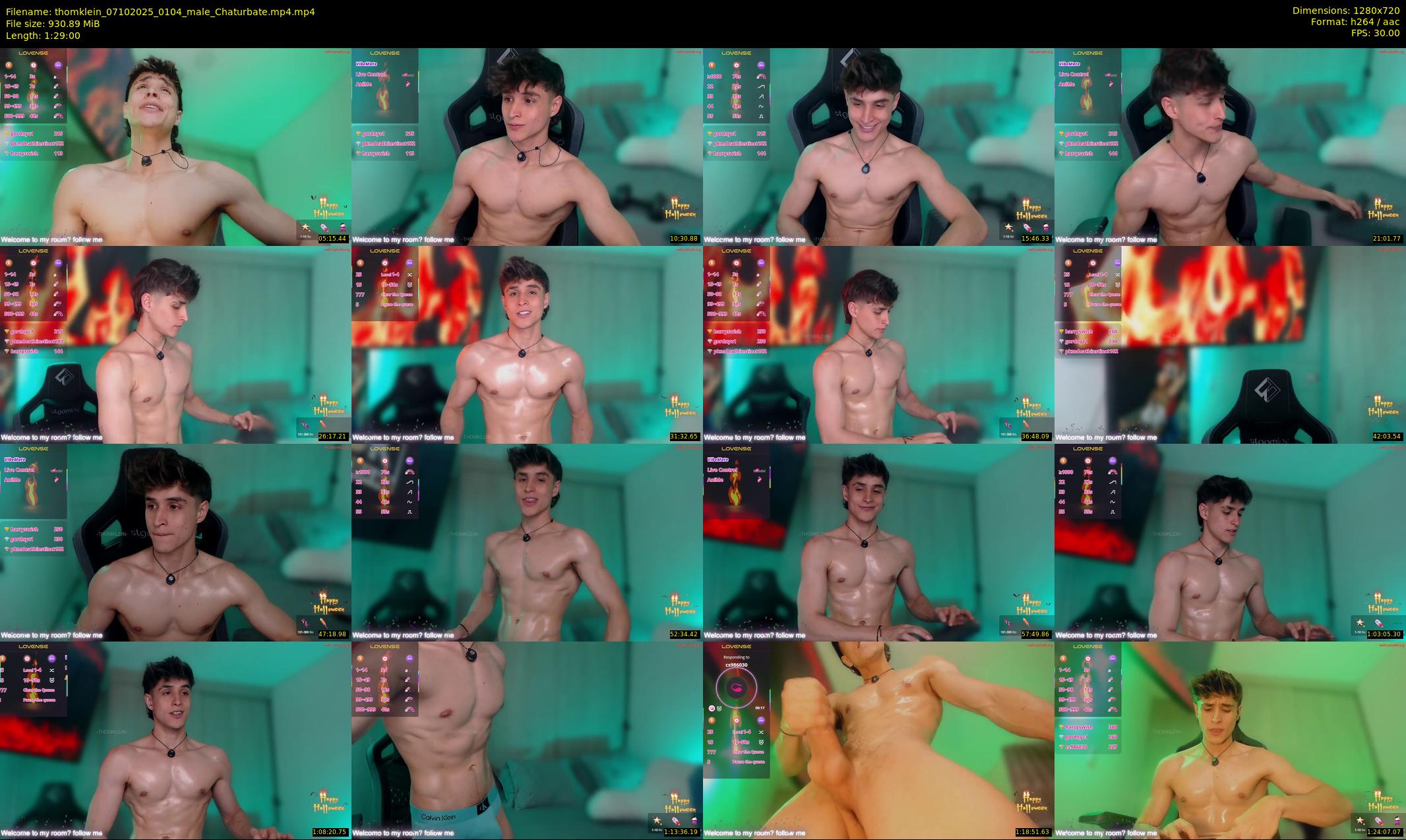 thomklein — 89 minute Chaturbate male cam show recording, 720p, Oct 7, 2025