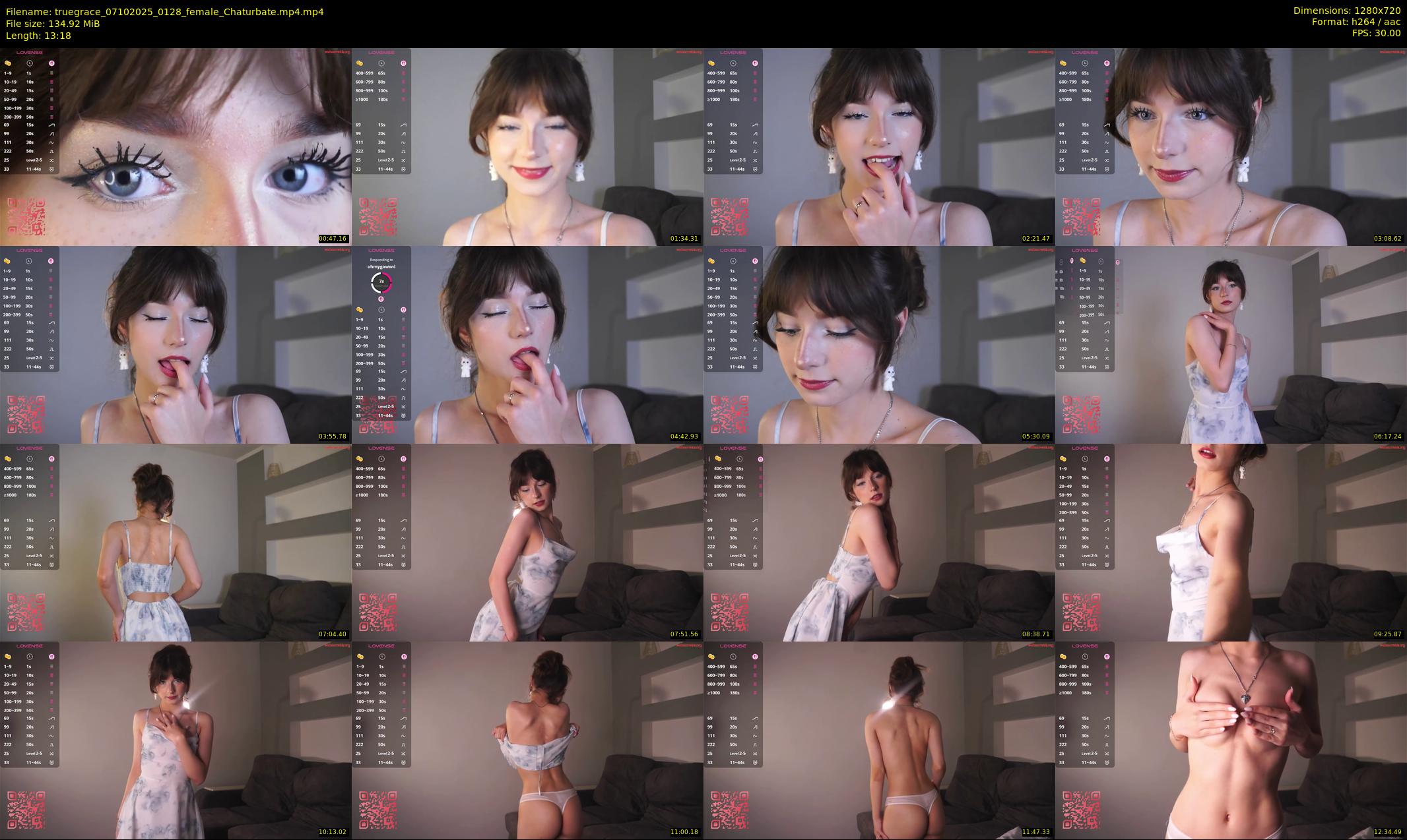truegrace — 14 minute Chaturbate female cam show recording, 720p, Oct 7, 2025