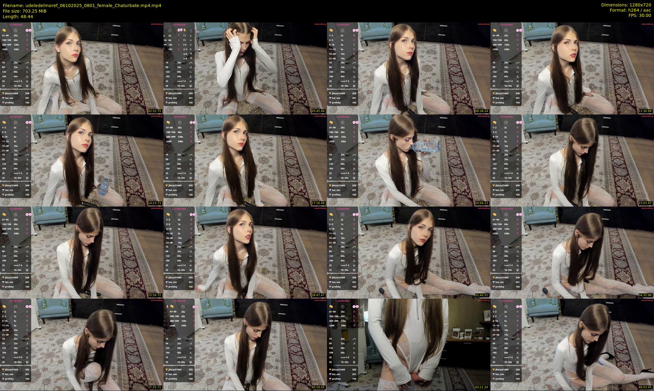 udeledelmoref — 49 minute Chaturbate female cam show recording, 720p, Oct 6, 2025