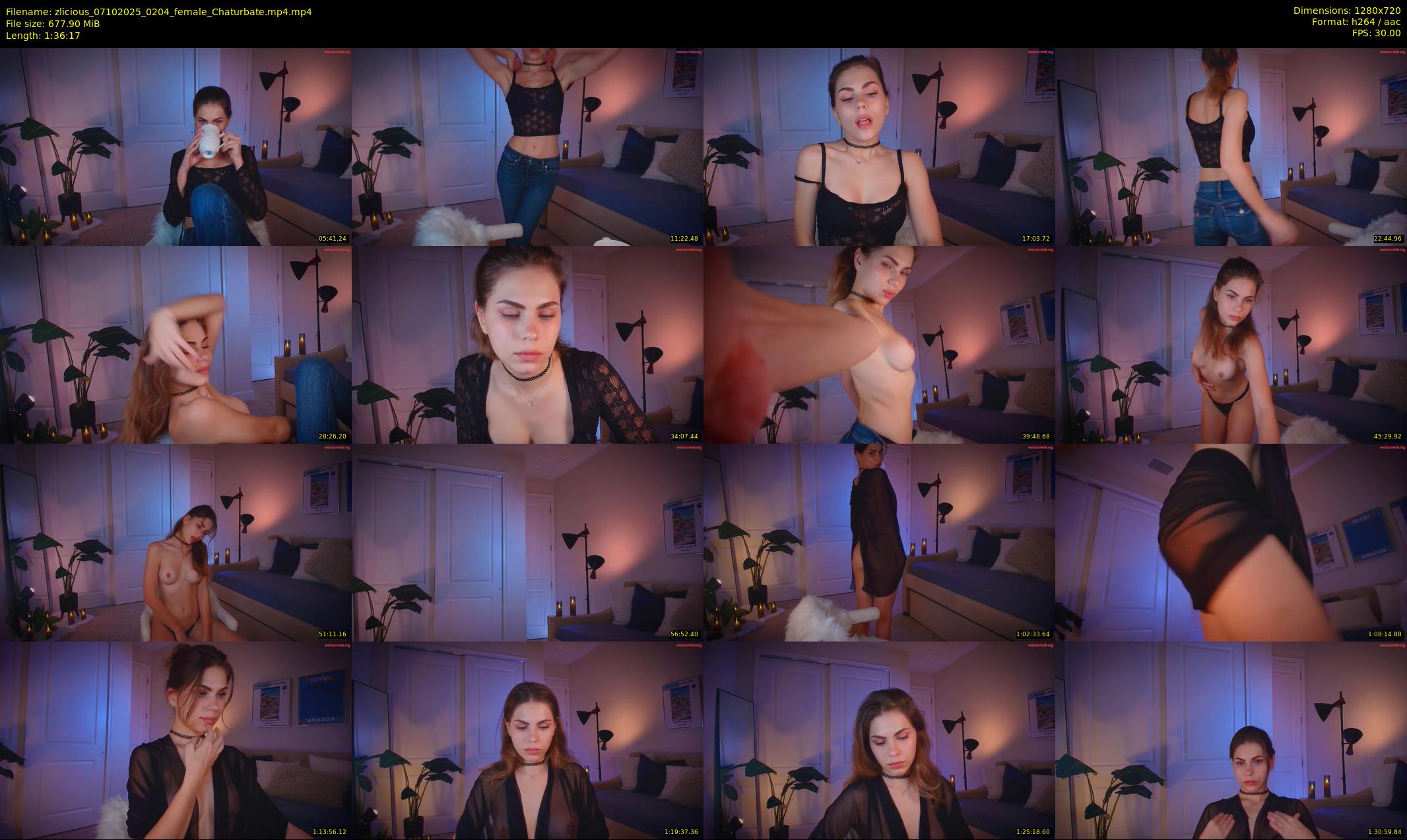 zlicious — 97 minute Chaturbate female cam show recording, 720p, Oct 7, 2025