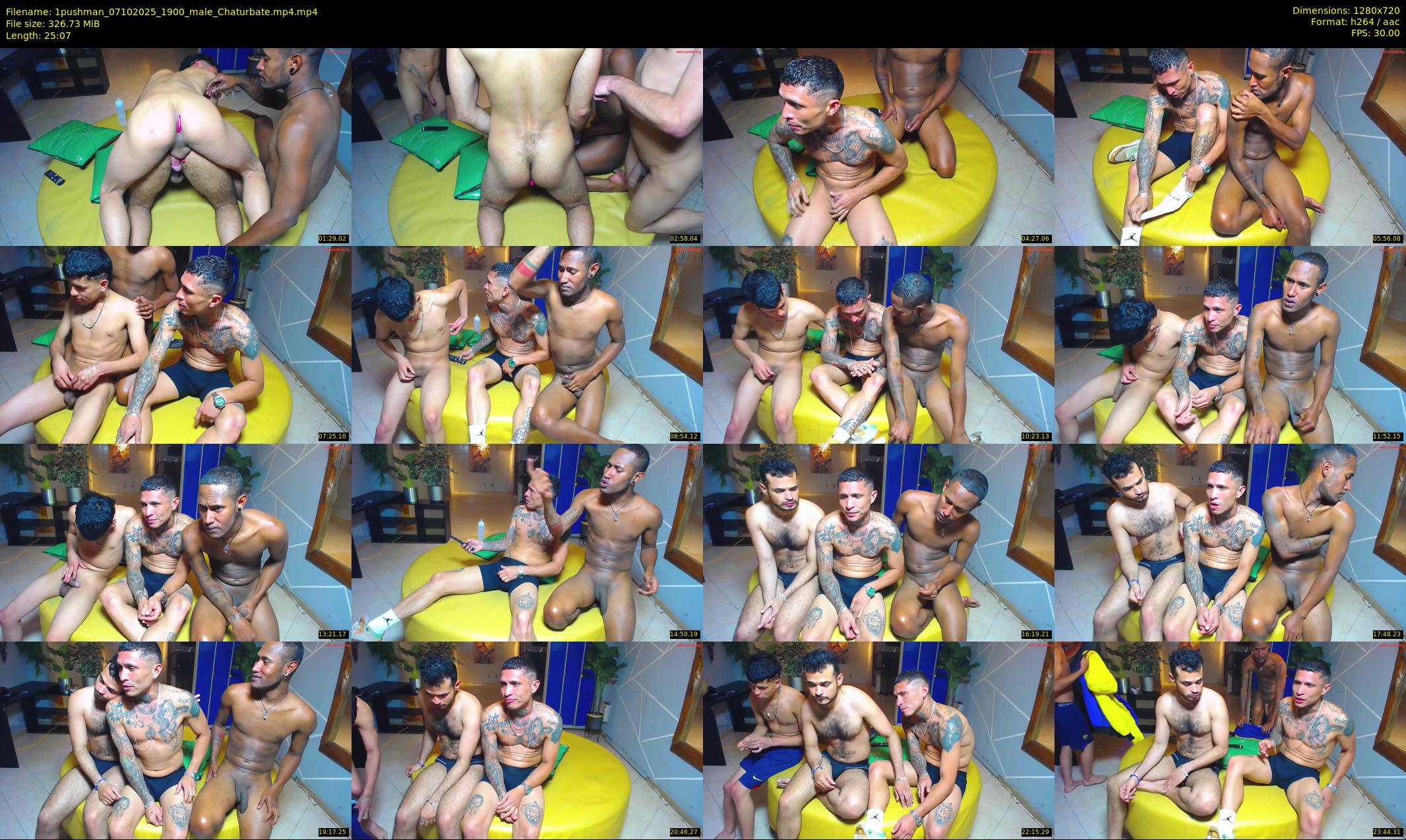1pushman — 26 minute Chaturbate male cam show recording, 720p, Oct 7, 2025