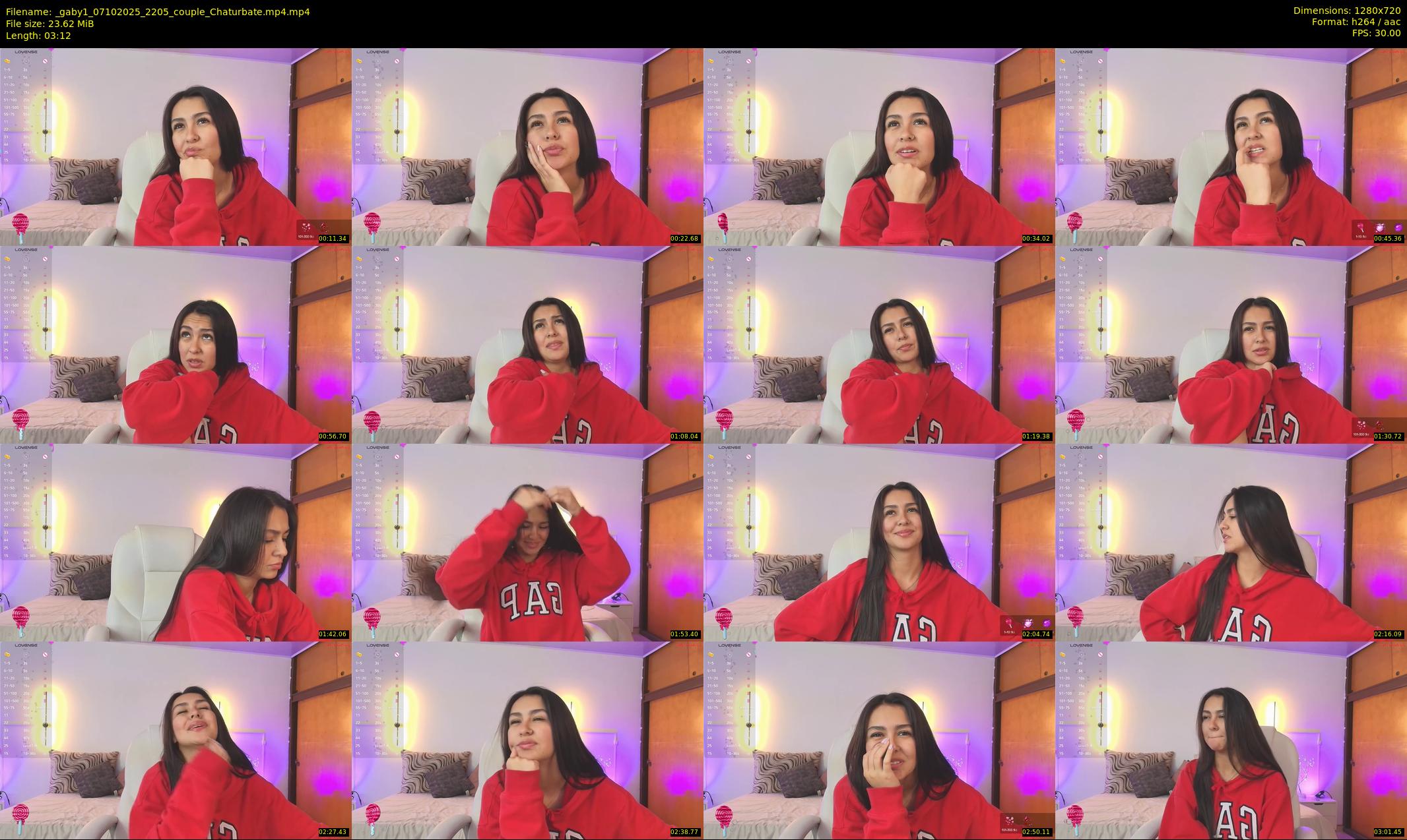 _gaby1 — 4 minute Chaturbate female cam show recording, 720p, Oct 7, 2025
