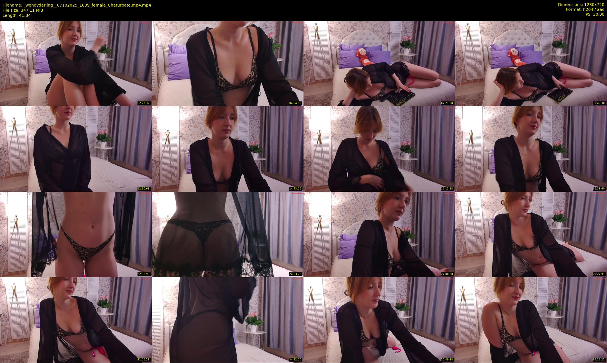 _wendydarling_ — 42 minute Chaturbate female cam show recording, 720p, Oct 7, 2025
