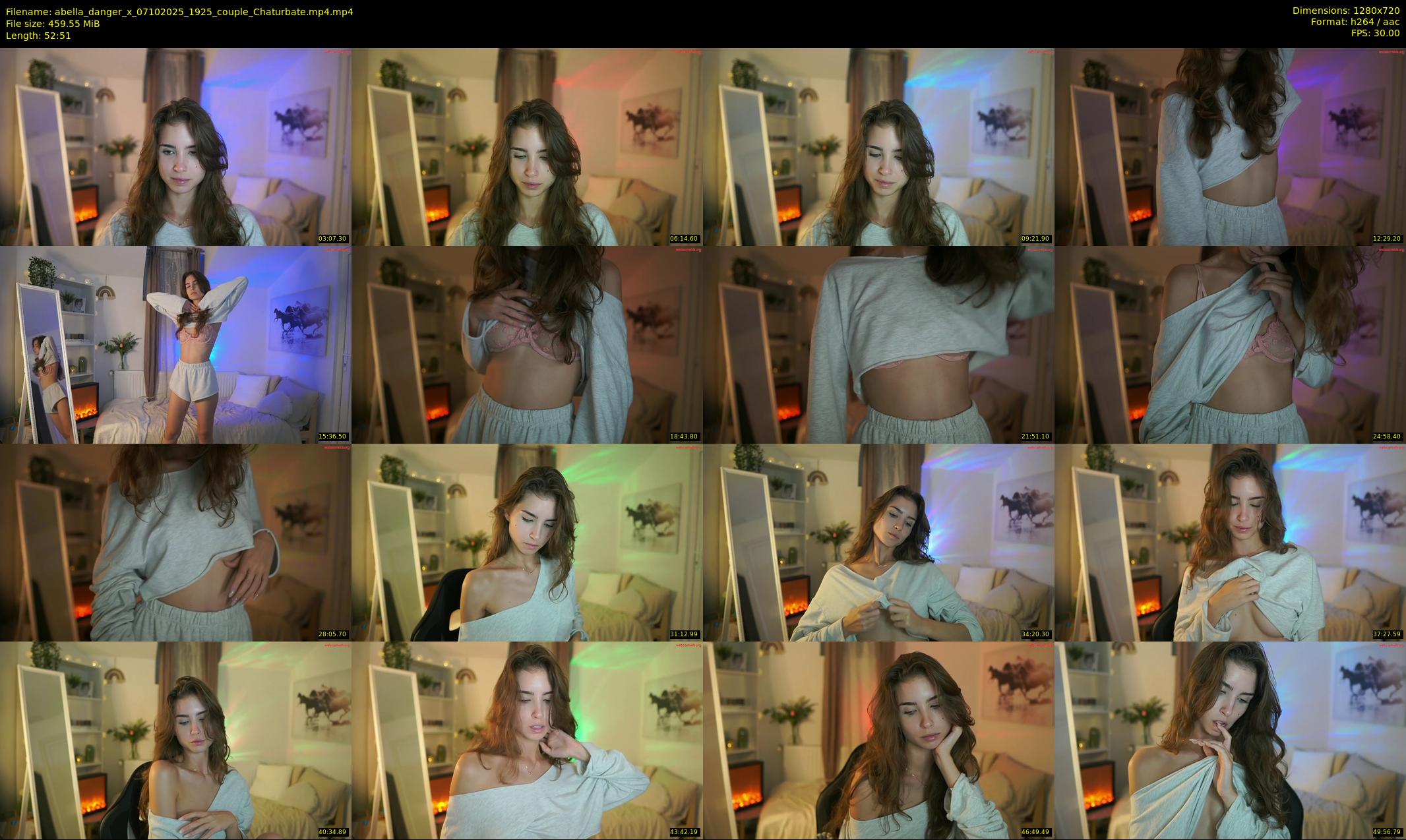 abella_danger_x — 53 minute Chaturbate female cam show recording, 720p, Oct 7, 2025