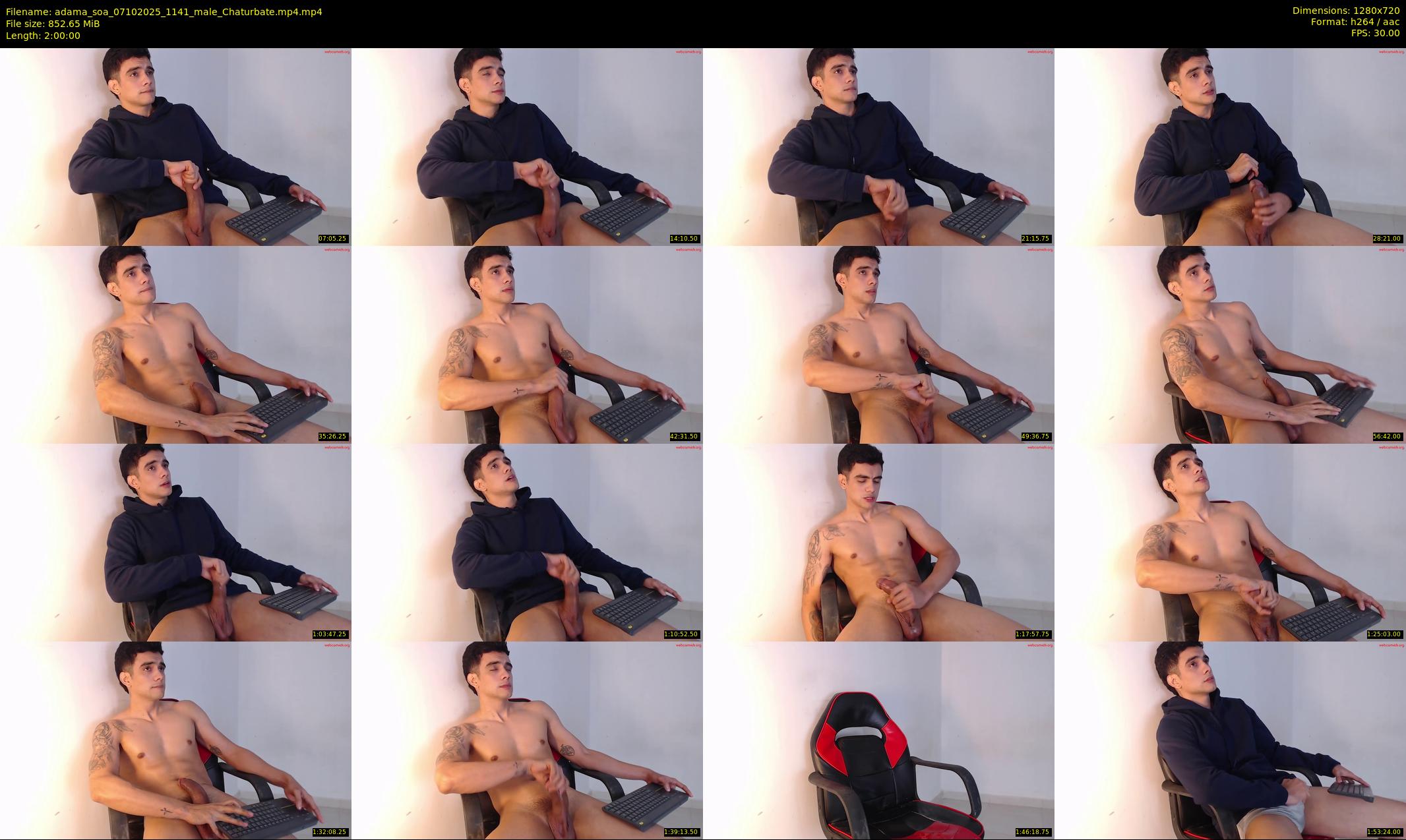 adama_soa — 120 minute Chaturbate male cam show recording, 720p, Oct 7, 2025