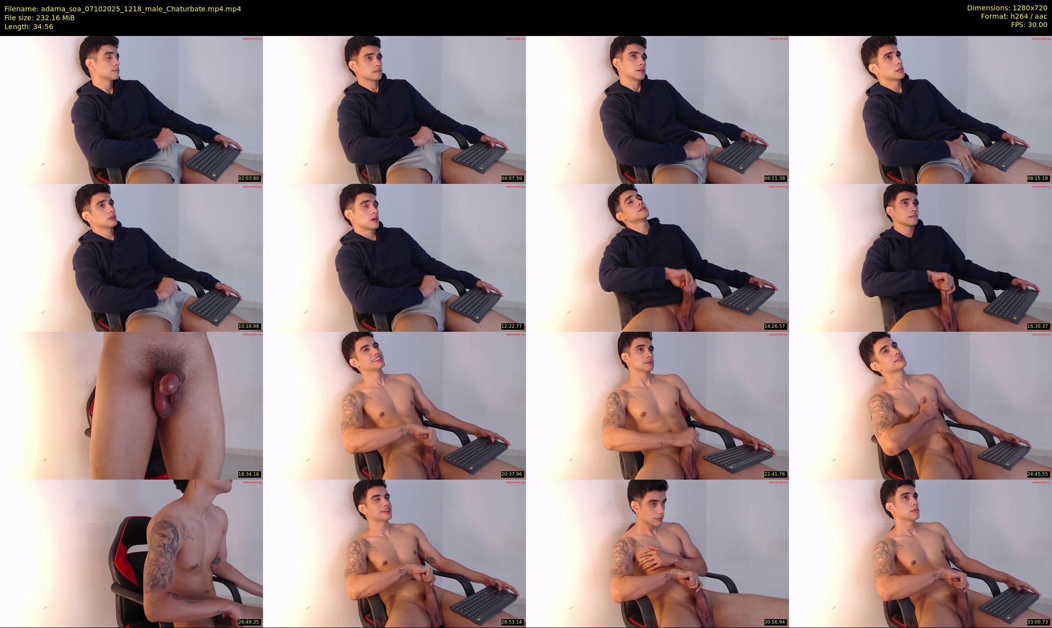 adama_soa — 35 minute Chaturbate male cam show recording, 720p, Oct 7, 2025