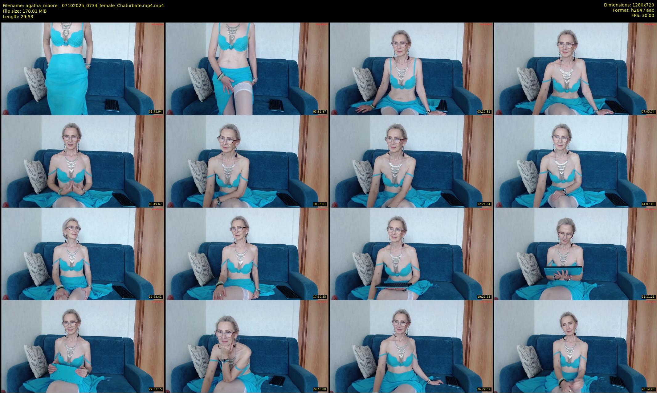 agatha_moore_ — 30 minute Chaturbate female cam show recording, 720p, Oct 7, 2025
