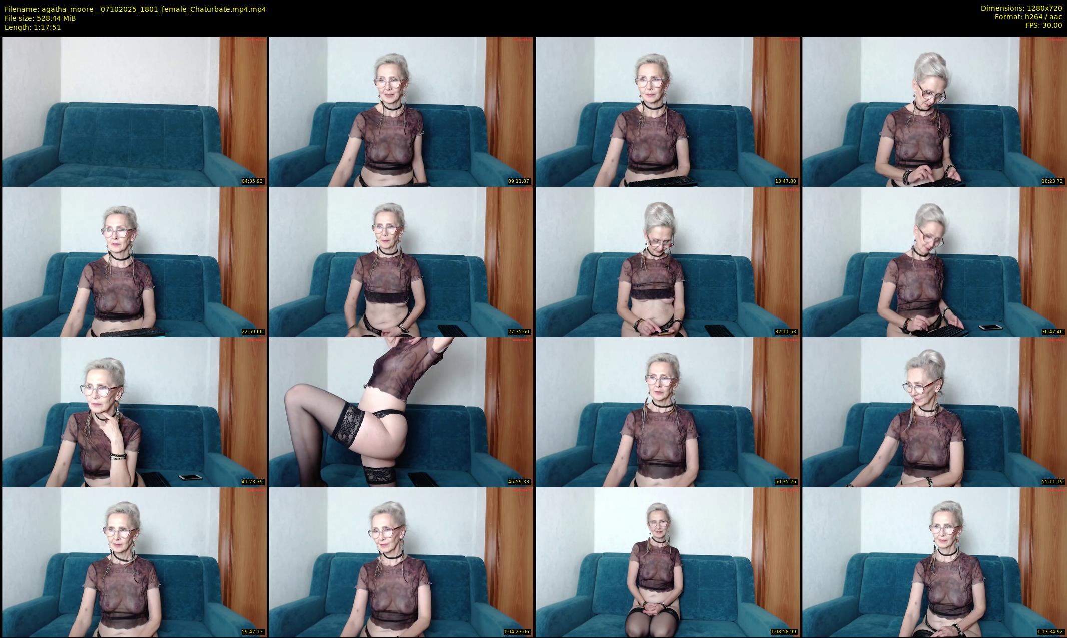 agatha_moore_ — 78 minute Chaturbate female cam show recording, 720p, Oct 7, 2025