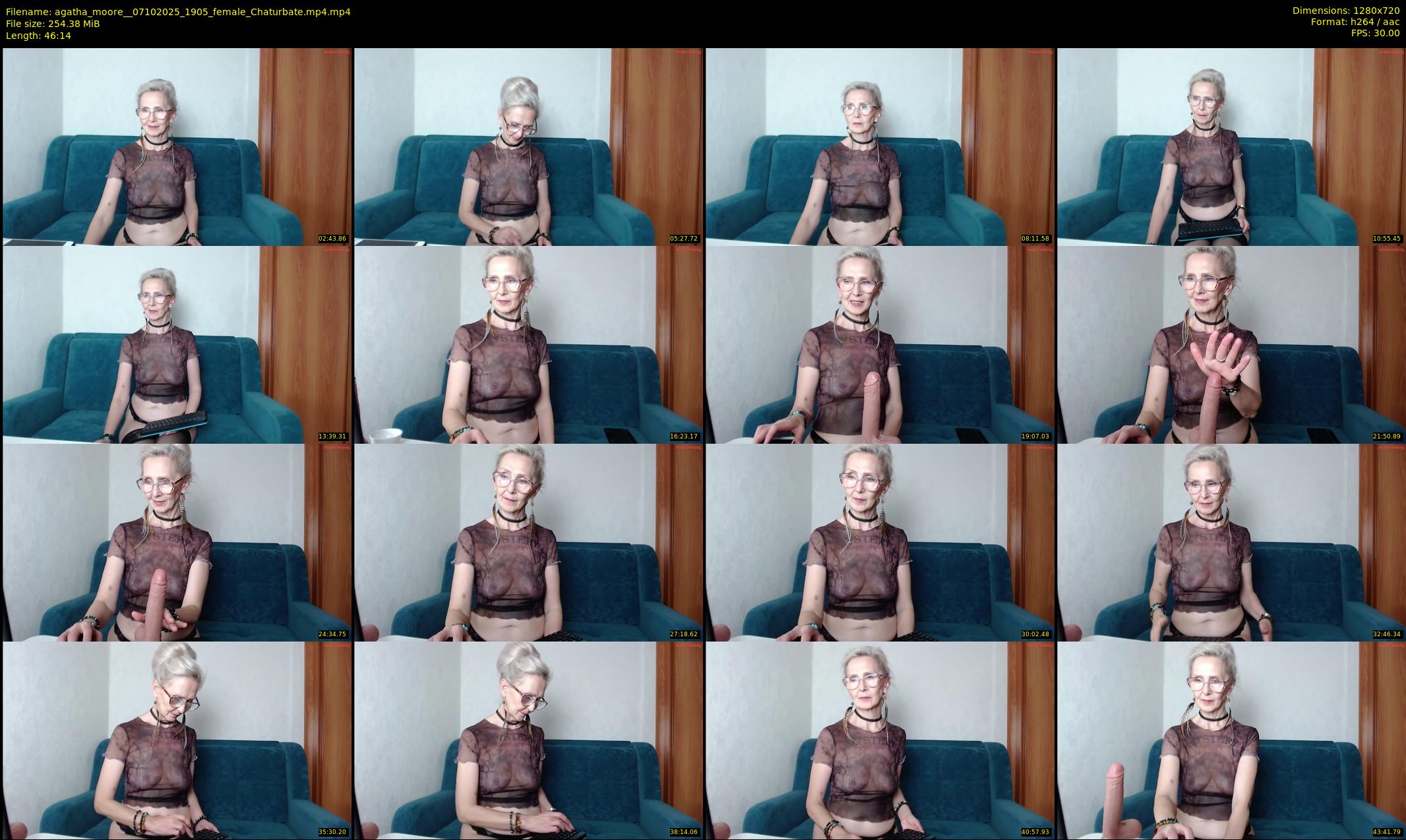 agatha_moore_ — 47 minute Chaturbate female cam show recording, 720p, Oct 7, 2025