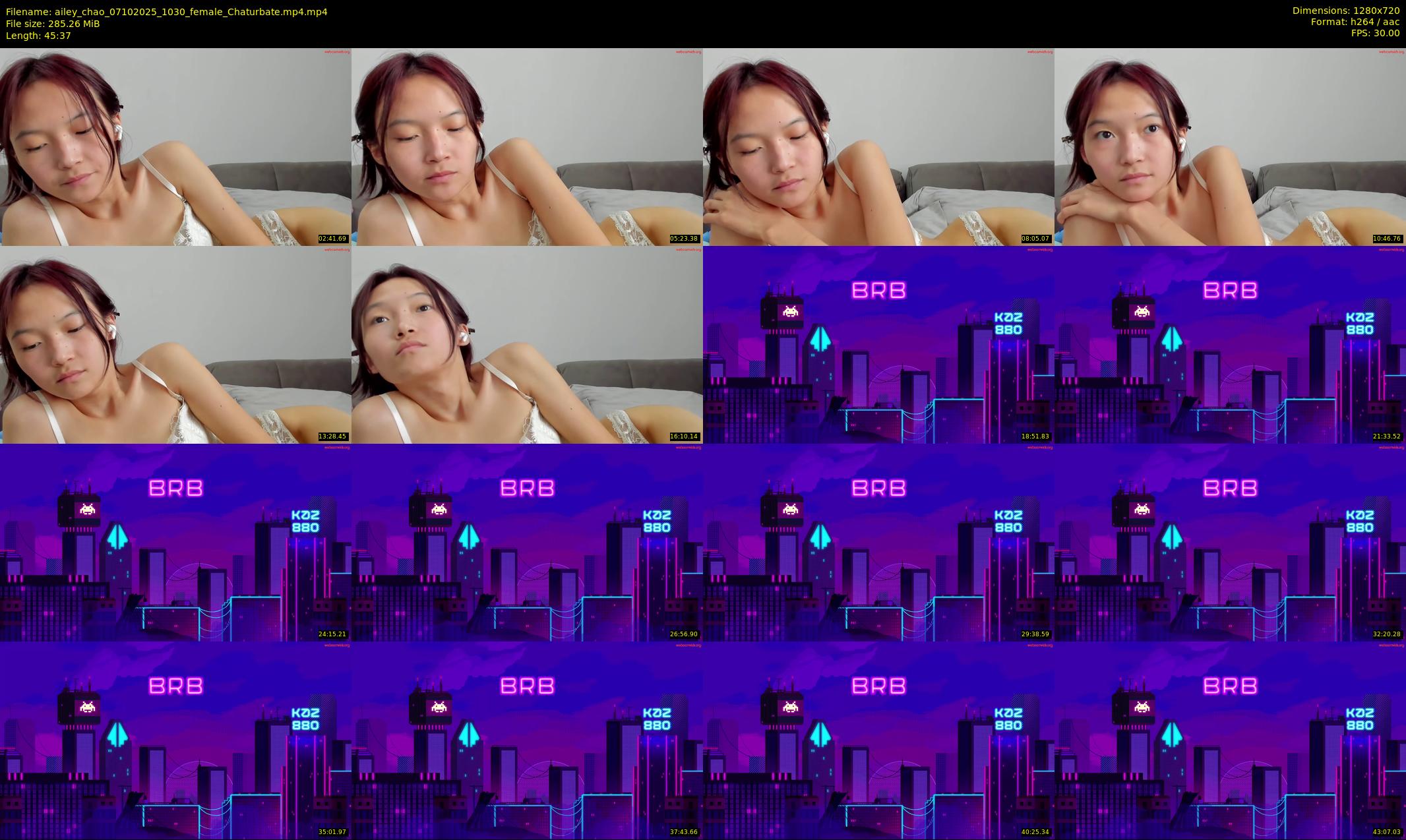 ailey_chao — 46 minute Chaturbate female cam show recording, 720p, Oct 7, 2025