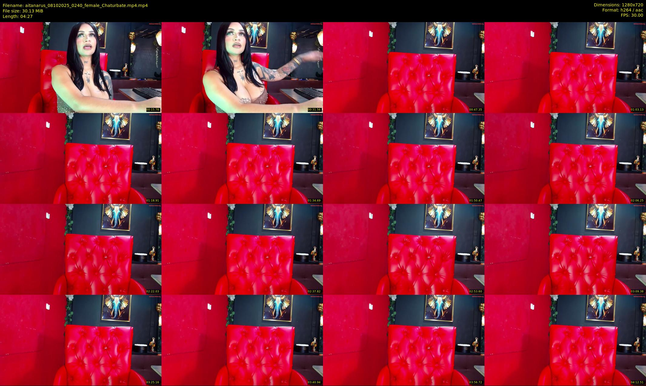 aitanarus — 5 minute Chaturbate female cam show recording, 720p, Oct 8, 2025