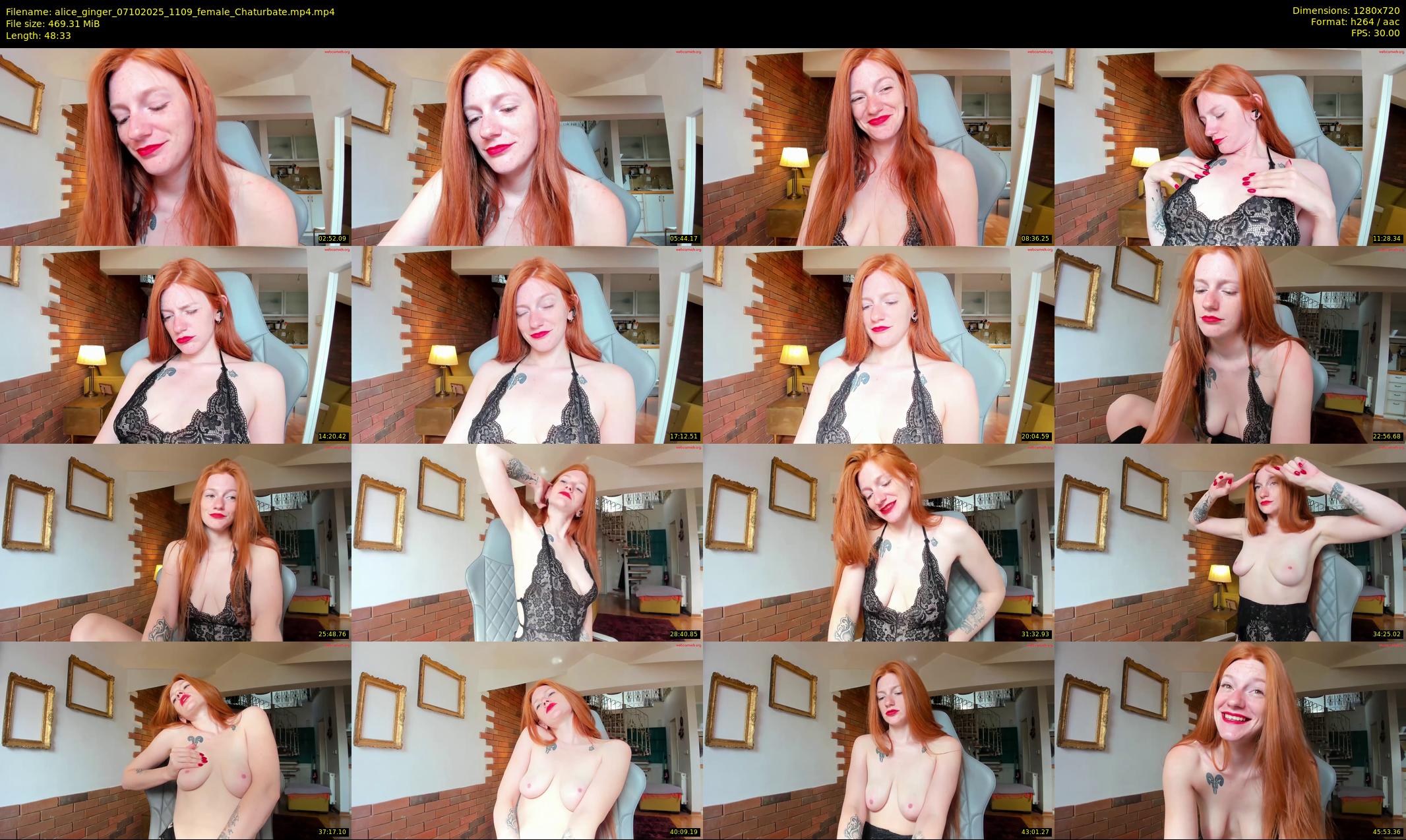 alice_ginger — 49 minute Chaturbate female cam show recording, 720p, Oct 7, 2025
