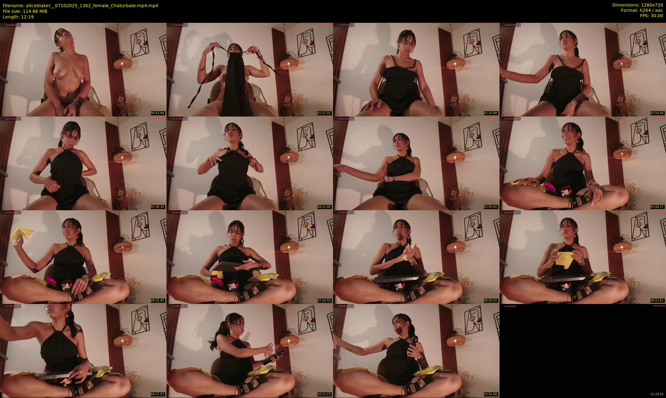 aliceblaker_ — 13 minute Chaturbate female cam show recording, 720p, Oct 7, 2025