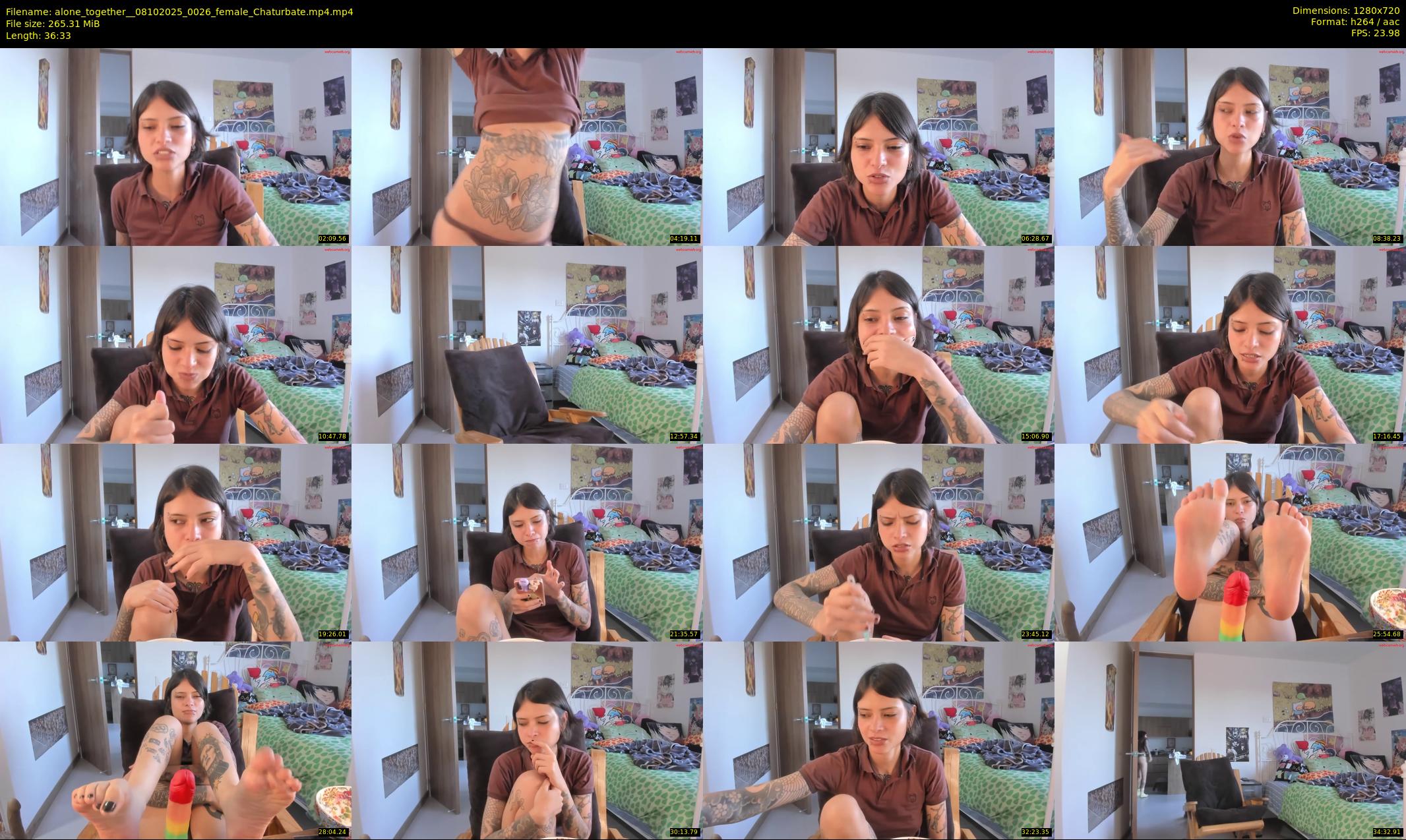 alone_together_ — 37 minute Chaturbate female cam show recording, 720p, Oct 8, 2025