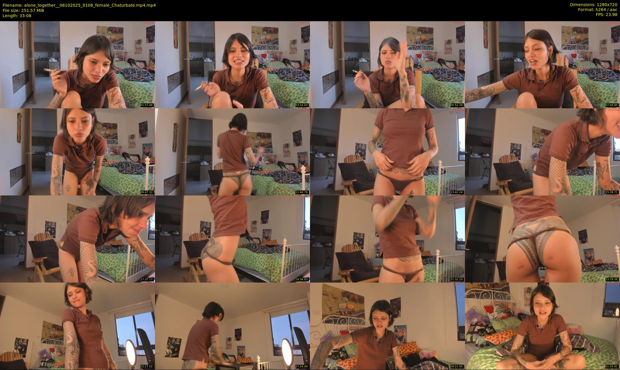 alone_together_ — 34 minute Chaturbate female cam show recording, 720p, Oct 8, 2025