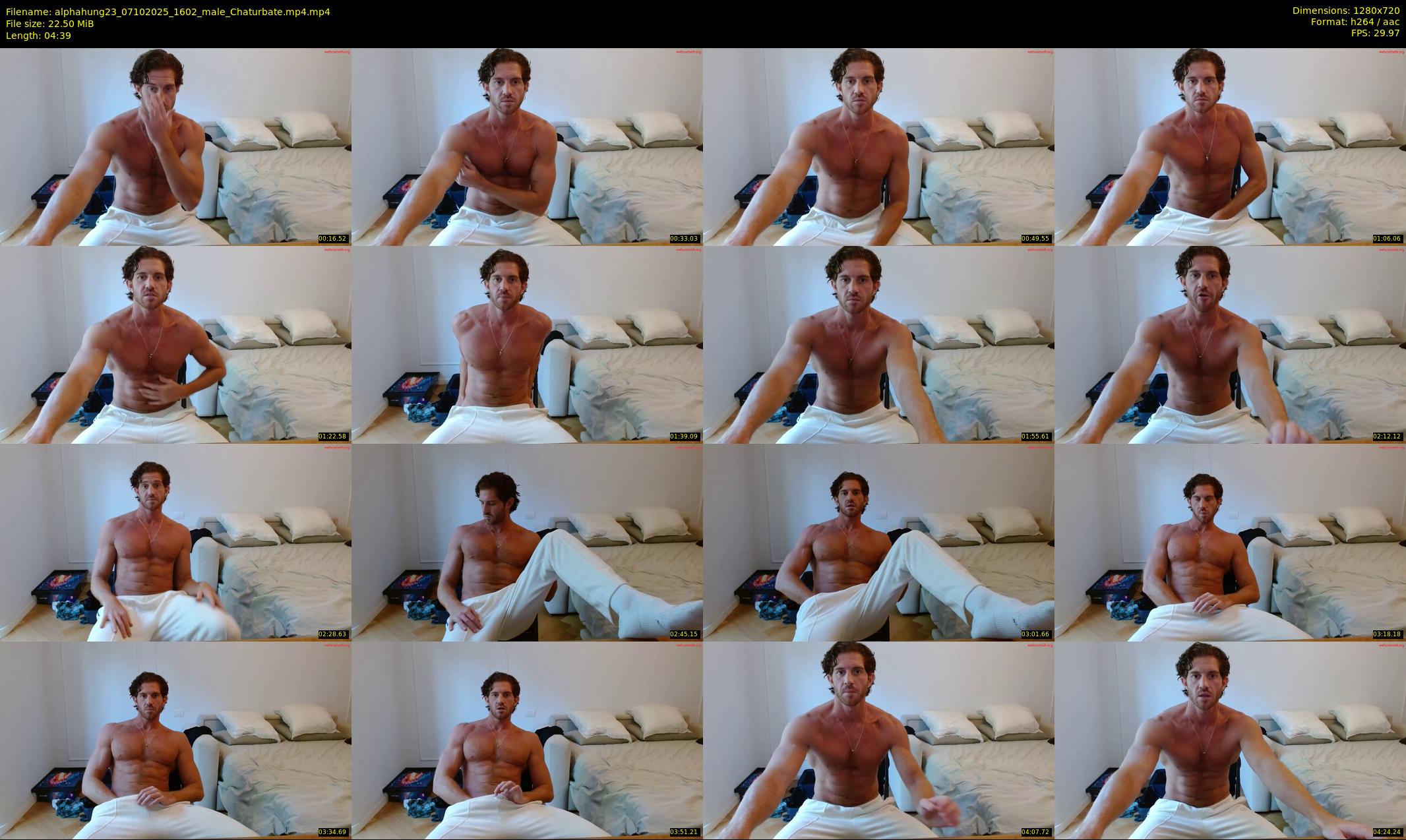 alphahung23 — 5 minute Chaturbate male cam show recording, 720p, Oct 7, 2025