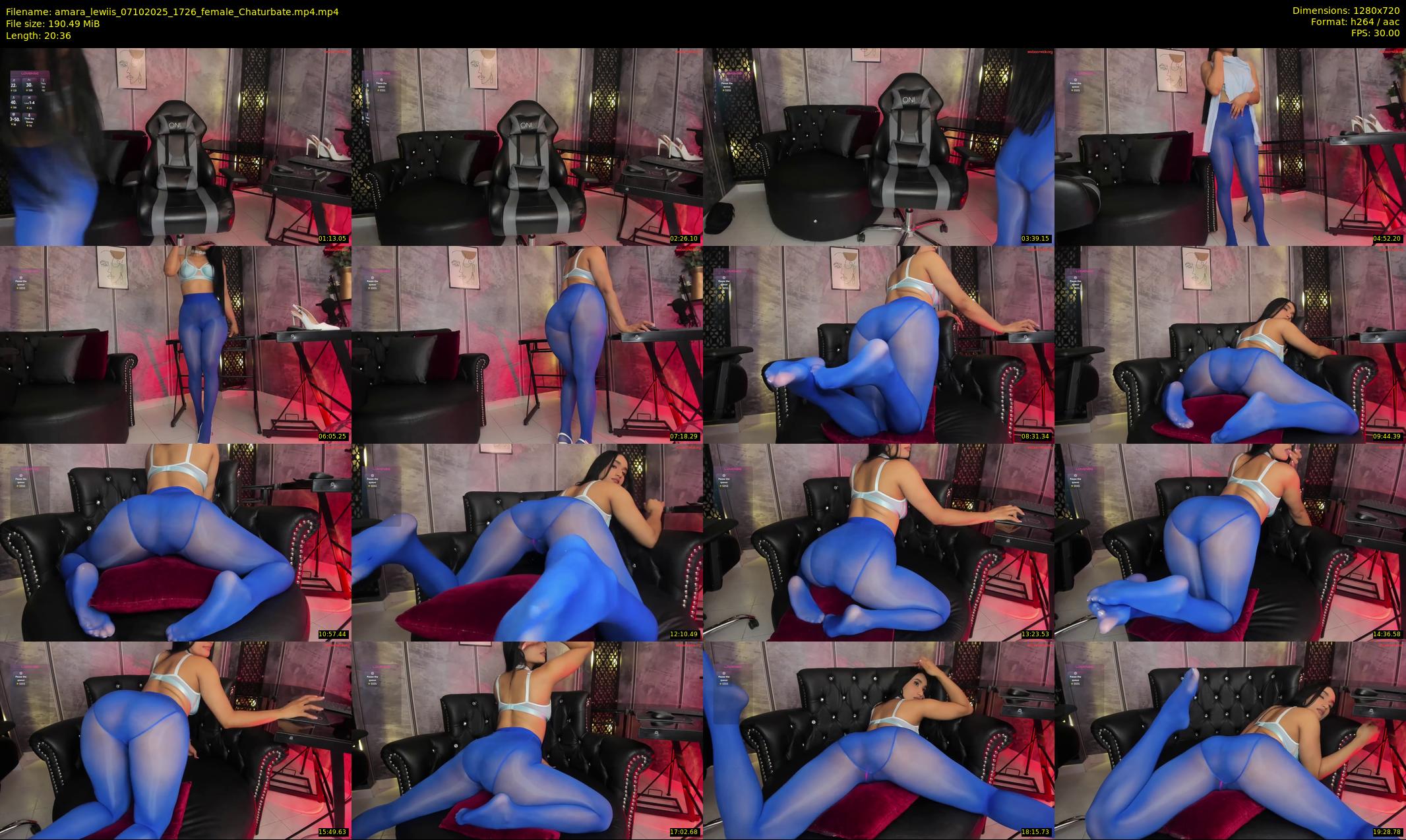 amara_lewiis — 21 minute Chaturbate female cam show recording, 720p, Oct 7, 2025
