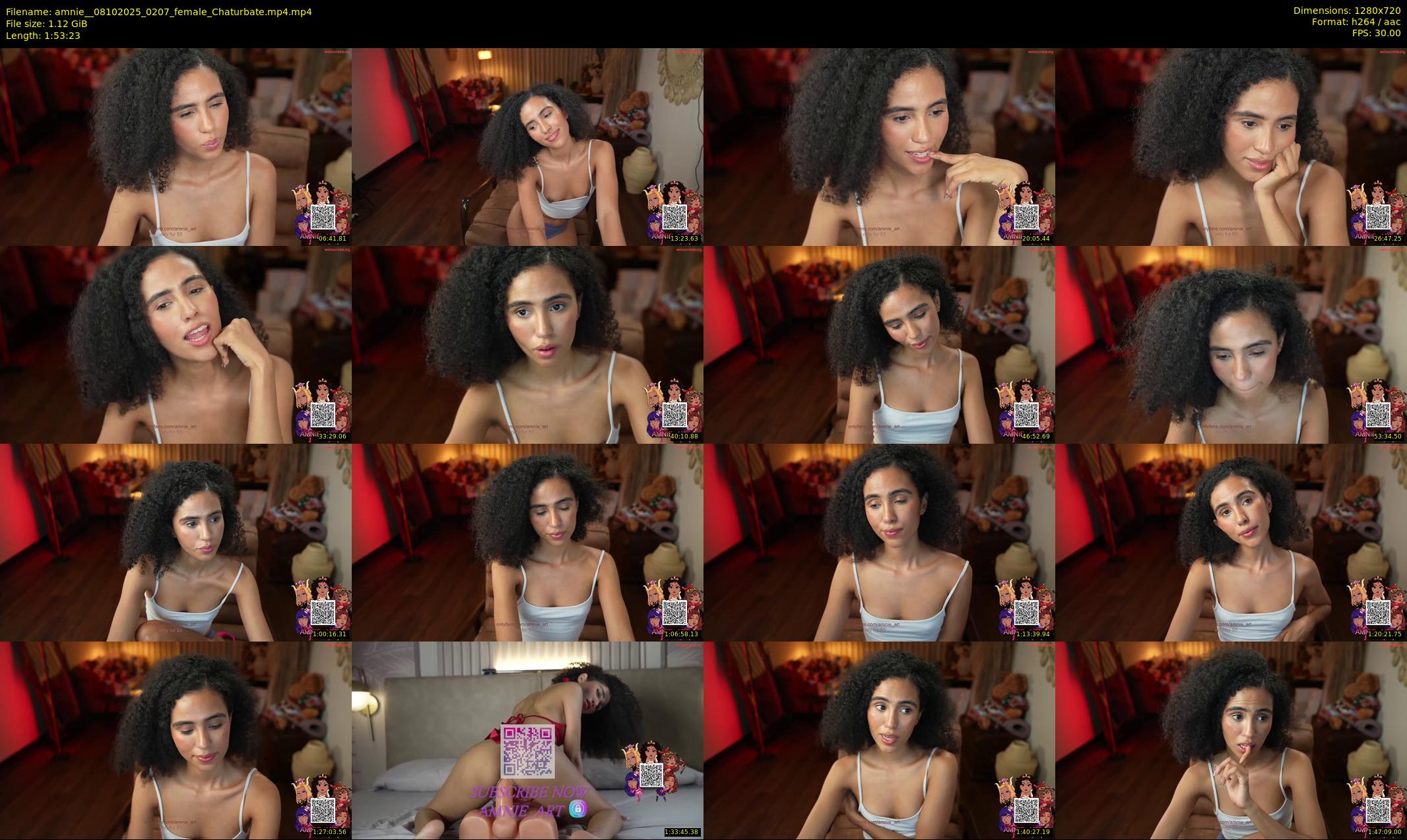 amnie_ — 114 minute Chaturbate female cam show recording, 720p, Oct 8, 2025